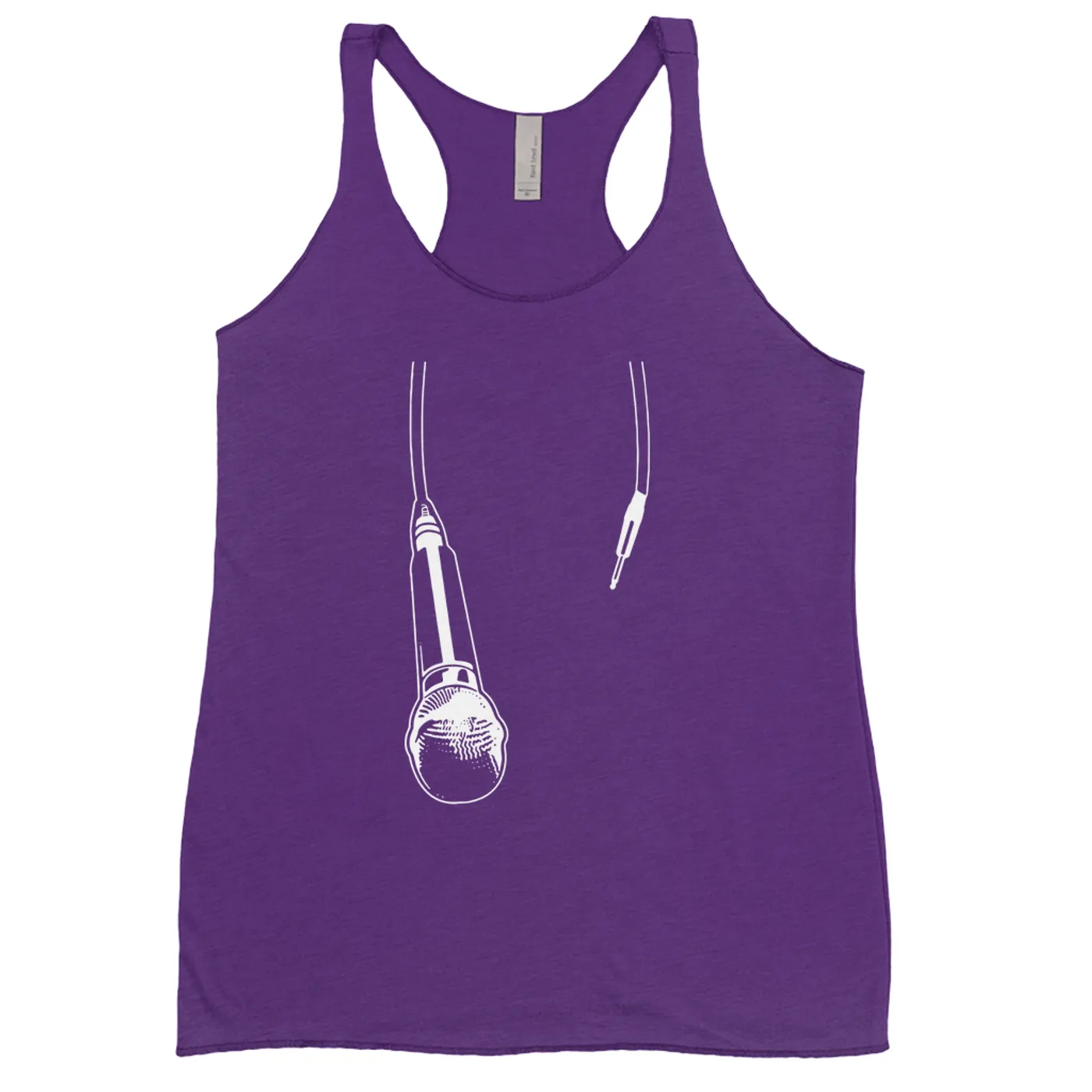 Merchbar Music Life Colorful Racerback Tank | Let The Mic Hang Merchbar Music Life Tank Top