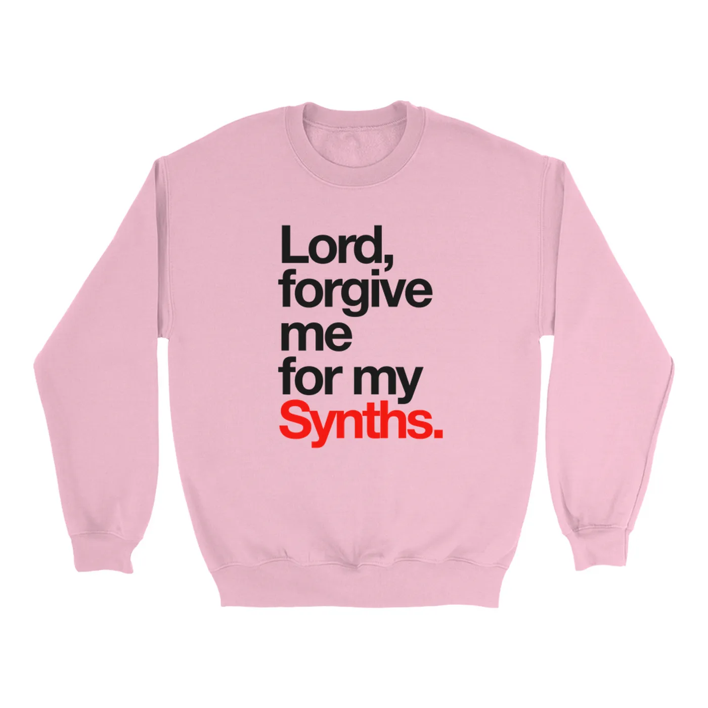 Merchbar Music Life Colorful Sweatshirt | Forgive Me For My Synths Merchbar Music Life Sweatshirt