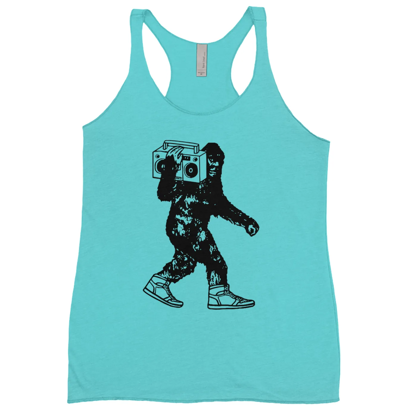 Merchbar Music Life Colorful Racerback Tank | Bigfoot Boombox Merchbar Music Life Tank Top