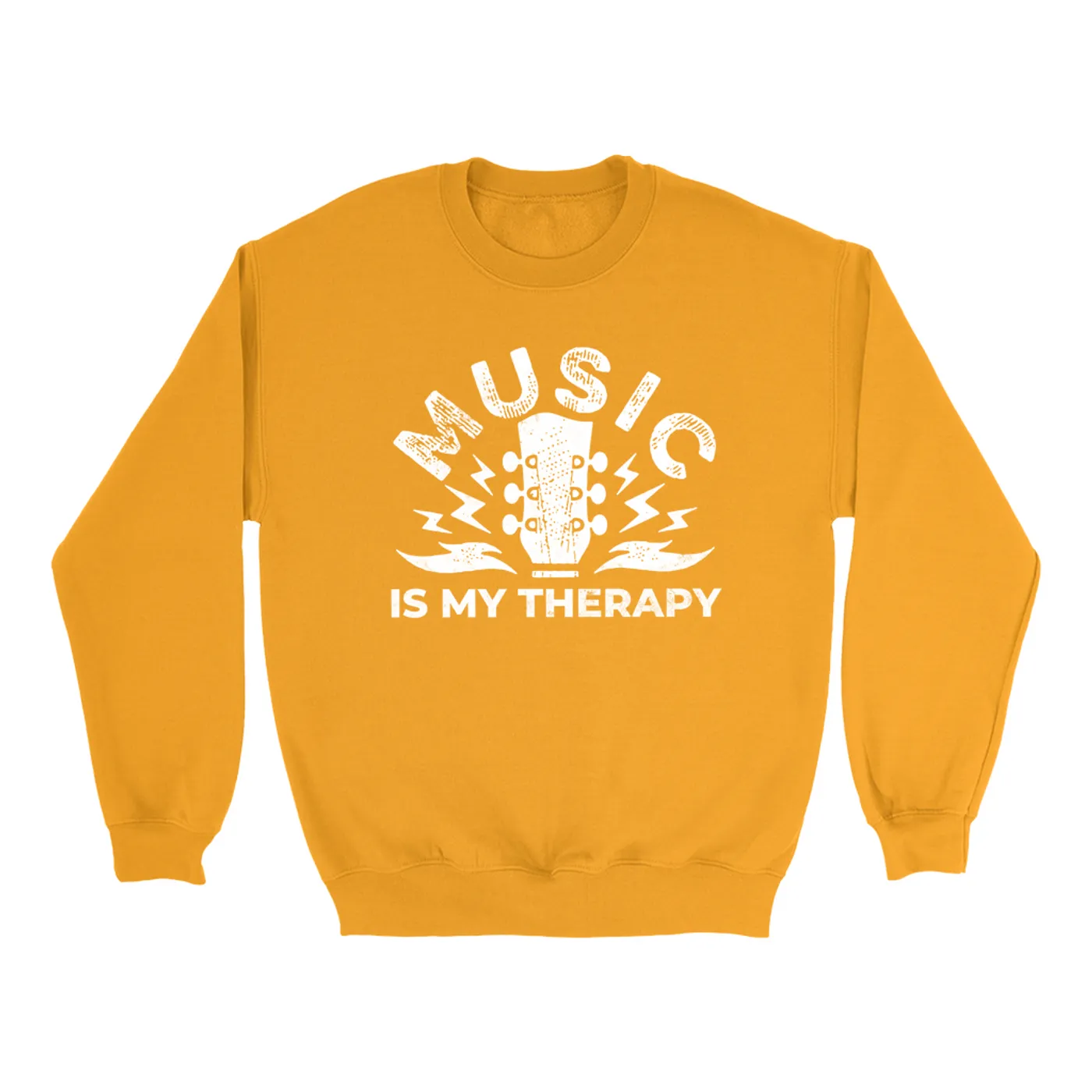 Merchbar Music Life Colorful Sweatshirt | Music Is My Therapy Merchbar Music Life Sweatshirt