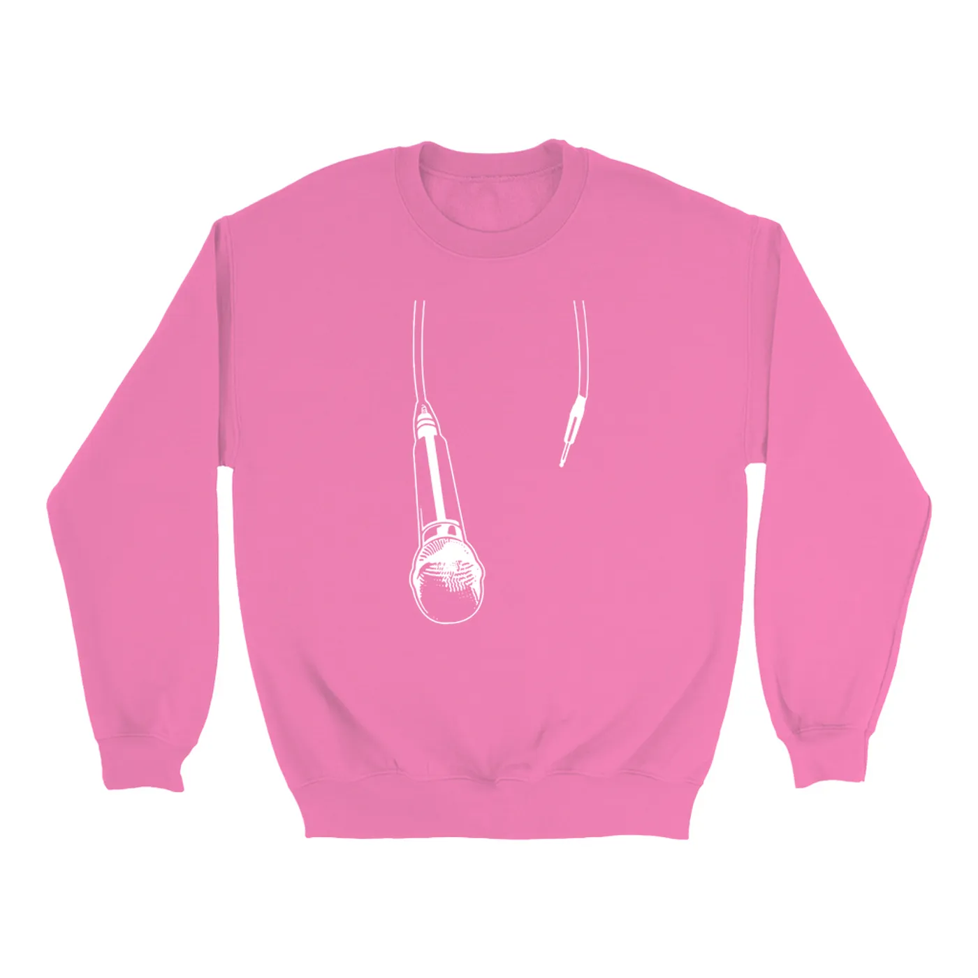 Merchbar Music Life Colorful Sweatshirt | Let The Mic Hang Merchbar Music Life Sweatshirt