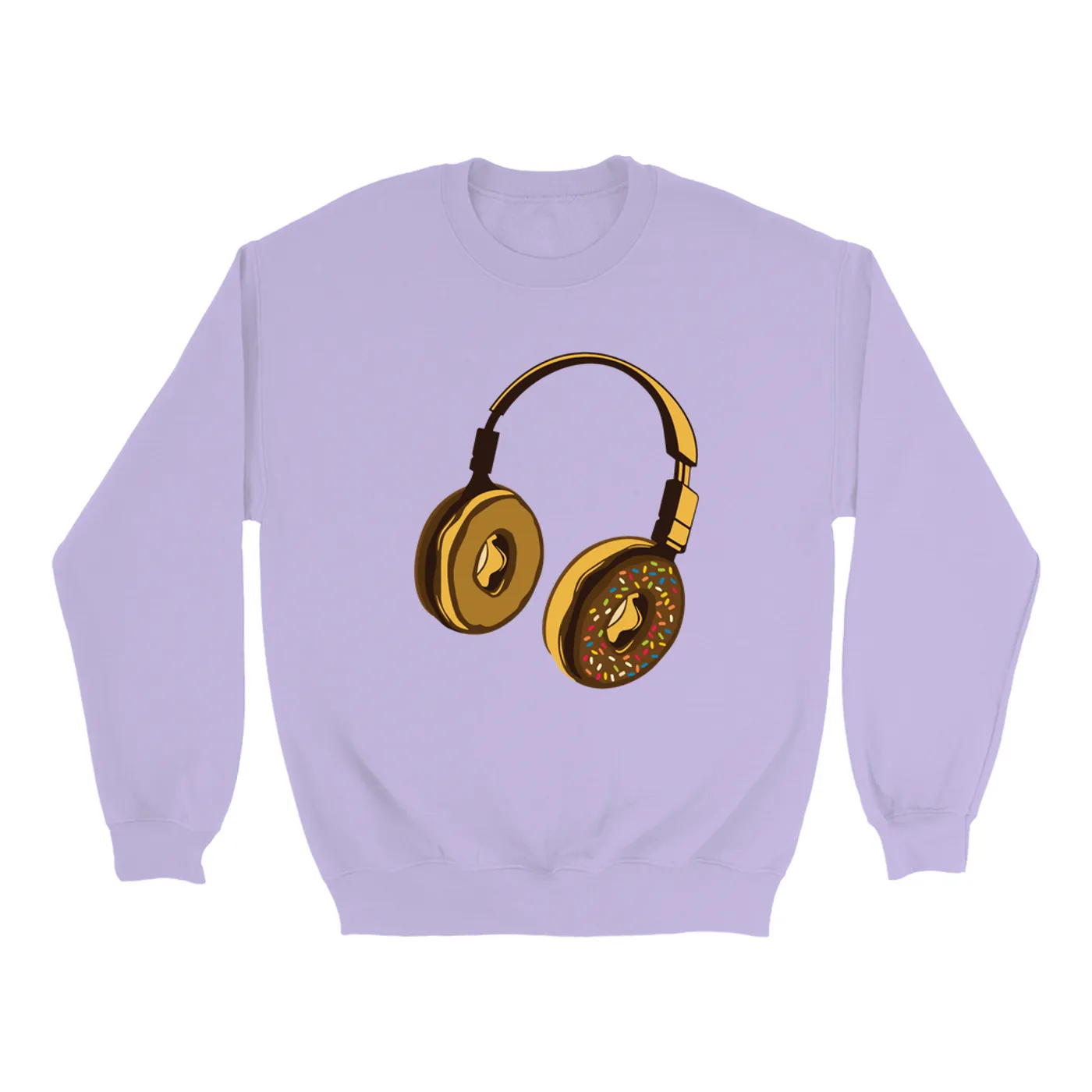 Merchbar Music Life Colorful Sweatshirt | Delicious Donut Beats Merchbar Music Life Sweatshirt