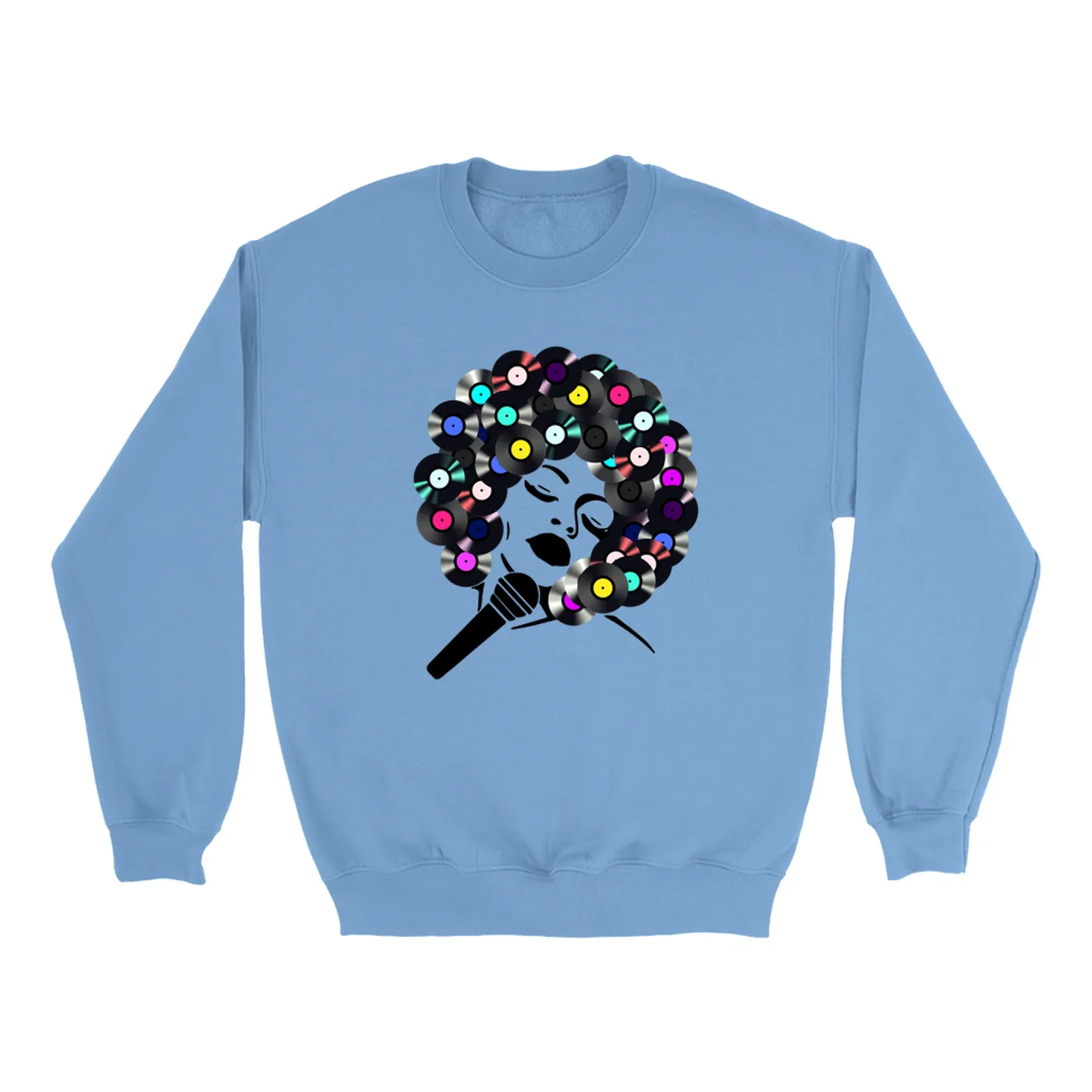 Merchbar Music Life Colorful Sweatshirt | The Soul Of Vinyl Merchbar Music Life Sweatshirt