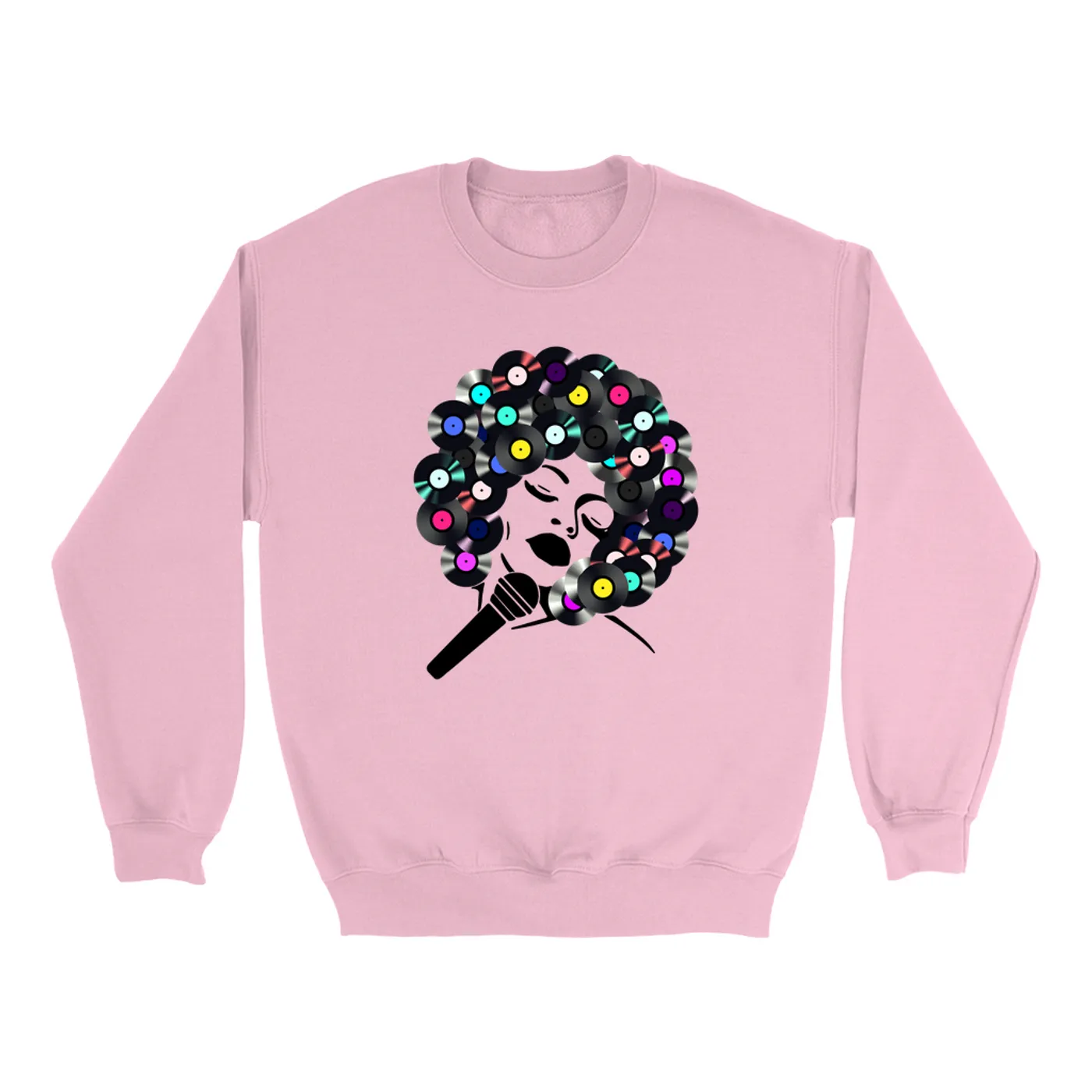 Merchbar Music Life Colorful Sweatshirt | The Soul Of Vinyl Merchbar Music Life Sweatshirt