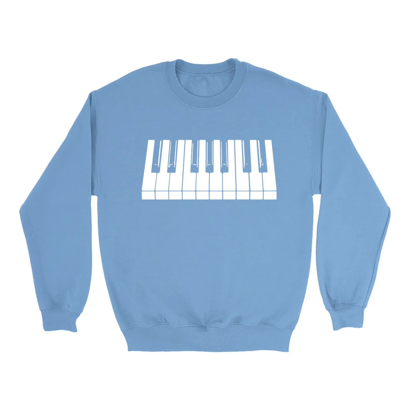 Merchbar Music Life Colorful Sweatshirt | Piano Keys Merchbar Music Life Sweatshirt