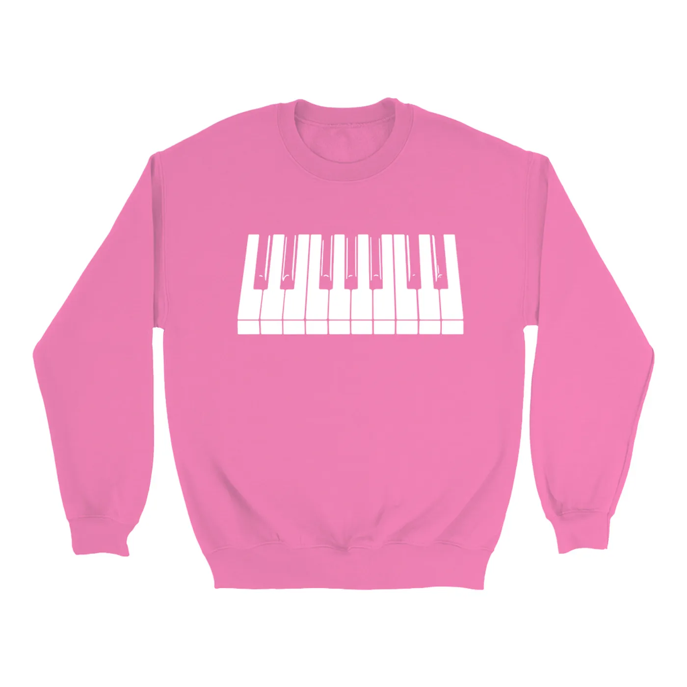 Merchbar Music Life Colorful Sweatshirt | Piano Keys Merchbar Music Life Sweatshirt