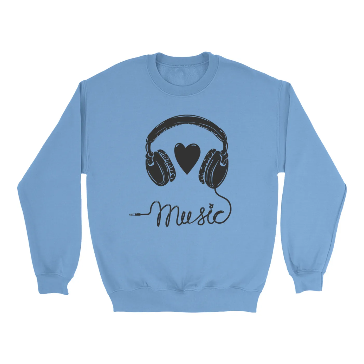 Merchbar Music Life Colorful Sweatshirt | I Heart Music Merchbar Music Life Sweatshirt