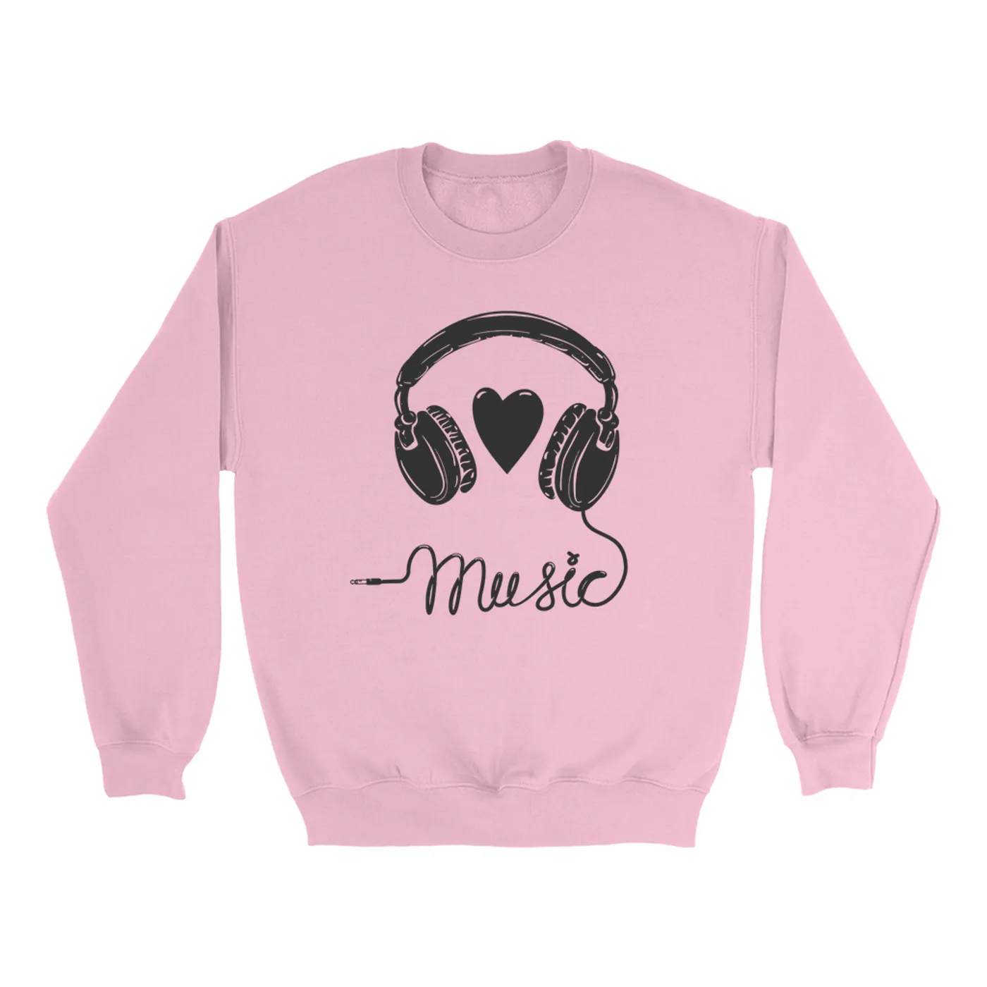 Merchbar Music Life Colorful Sweatshirt | I Heart Music Merchbar Music Life Sweatshirt