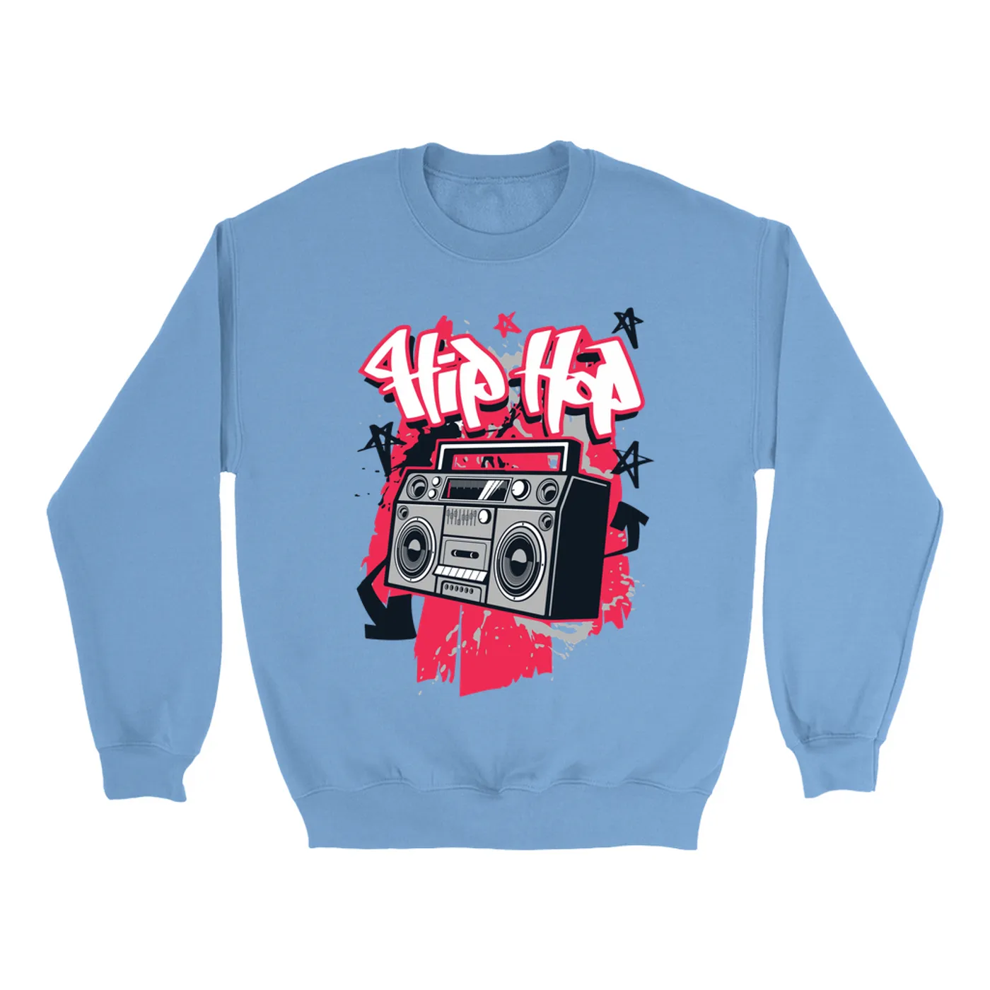 Merchbar Music Life Colorful Sweatshirt | Hip Hop Life Merchbar Music Life Sweatshirt