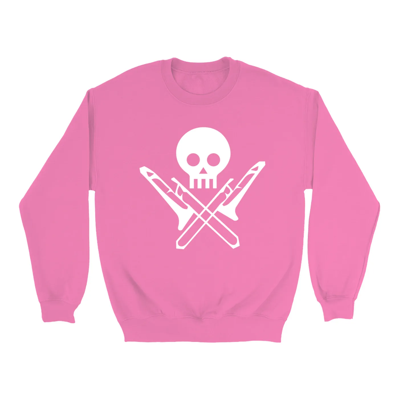 Merchbar Music Life Colorful Sweatshirt | Skull And Trombones Merchbar Music Life Sweatshirt