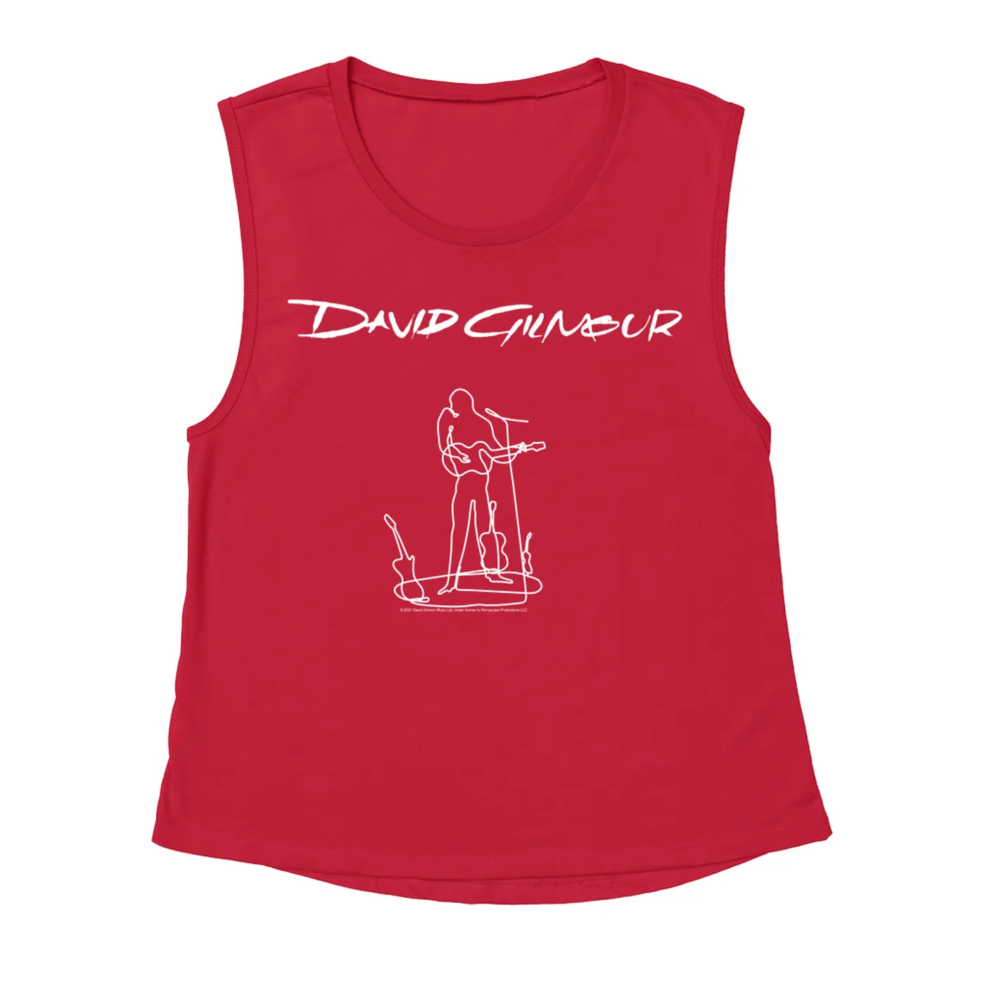 David Gilmour Ladies' Muscle Tank Top | David Gilmour Sketch David Gilmour Shirt