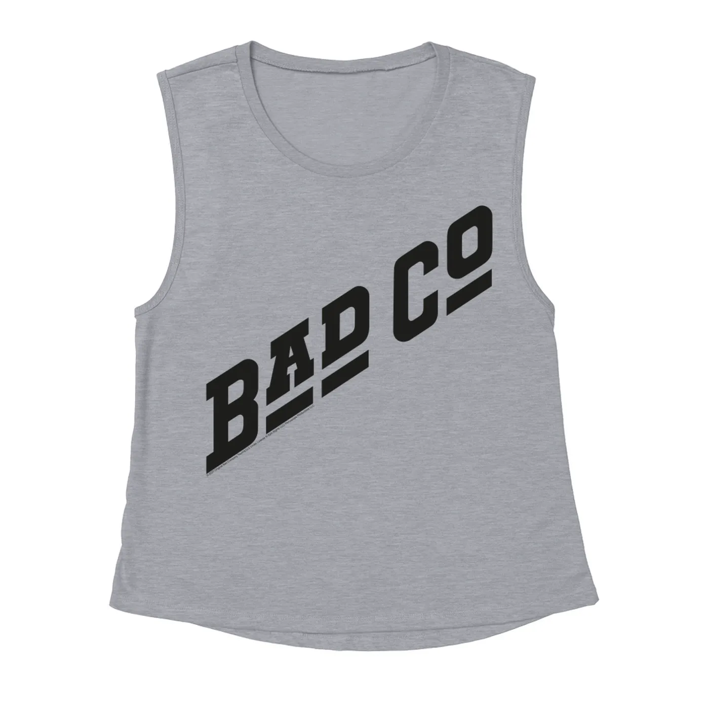 Bad Company Ladies' Muscle Tank Top | Classic Bad Company Logo Black Bad Company Shirt