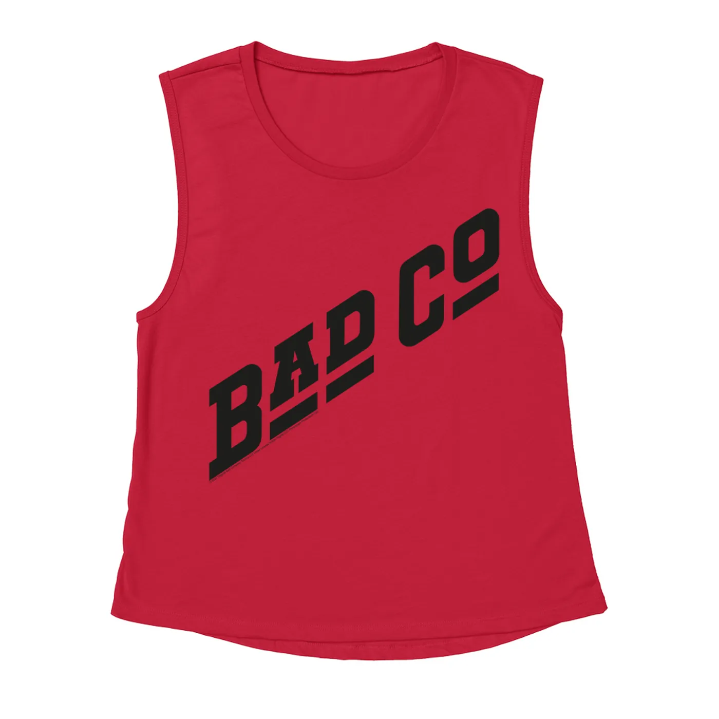 Bad Company Ladies' Muscle Tank Top | Classic Bad Company Logo Black Bad Company Shirt