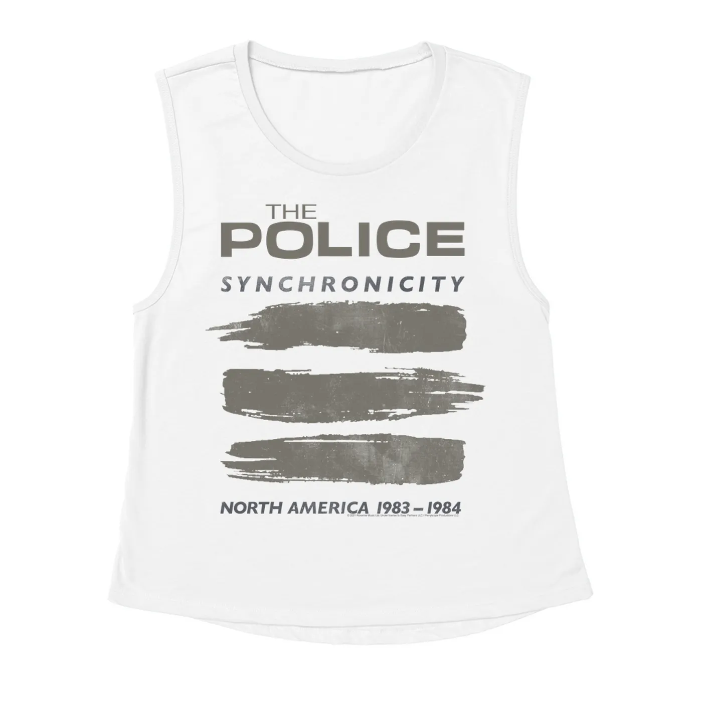 The Police Ladies' Muscle Tank Top | Synchronicity North America Tour 1983 - 1984 The Police Shirt