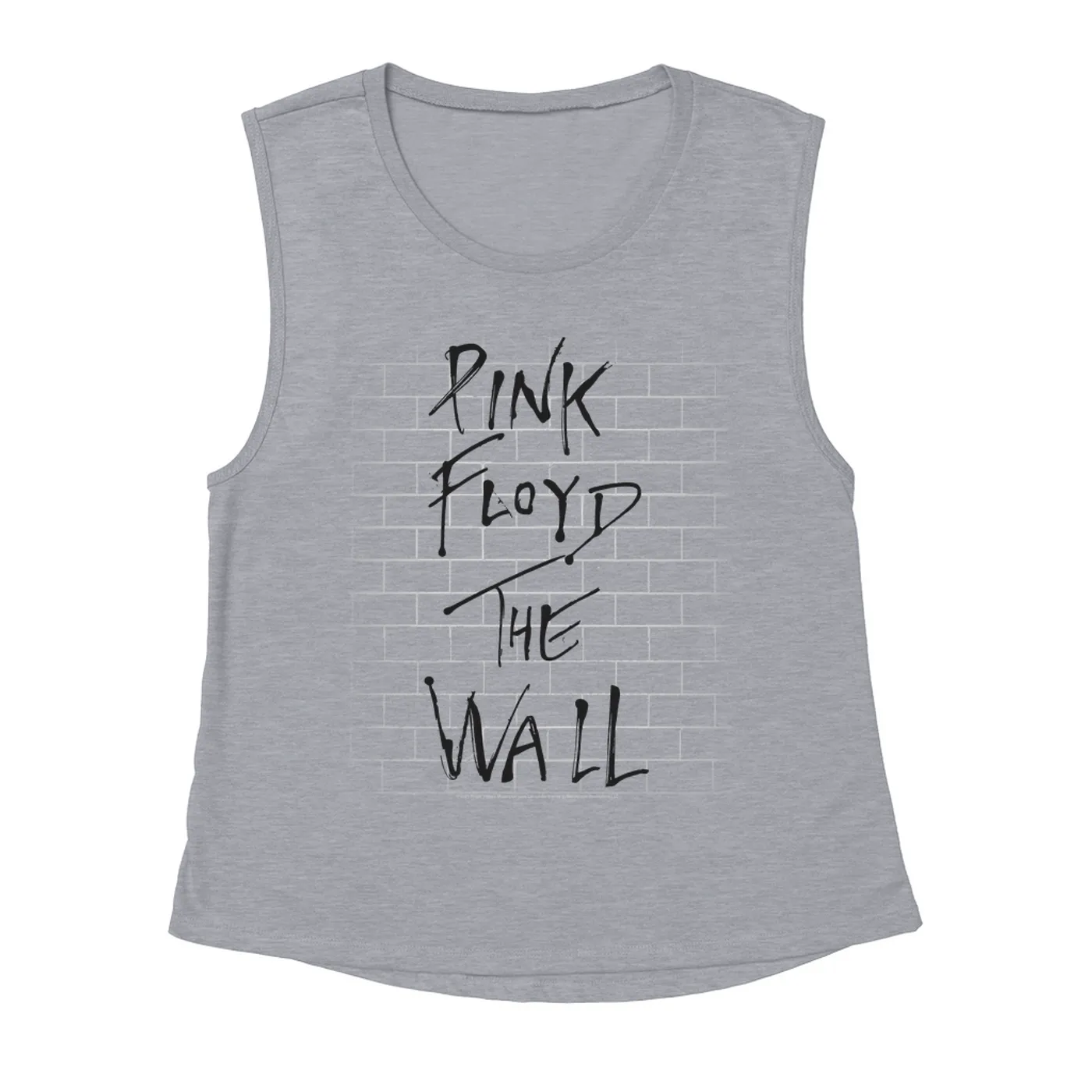 Pink Floyd Ladies' Muscle Tank Top | Pink Floyd The Wall Art Pink Floyd Shirt