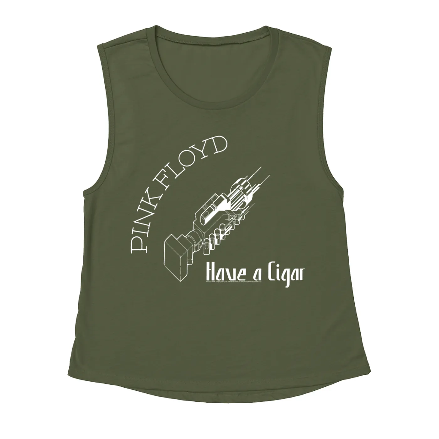 Pink Floyd Ladies' Muscle Tank Top | Have A Cigar Album Cover Pink Floyd Shirt
