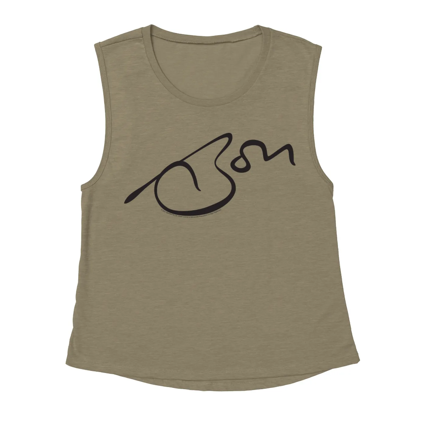 Bon Scott Ladies' Muscle Tank Top | Bon Scott Signature Bon Scott Shirt
