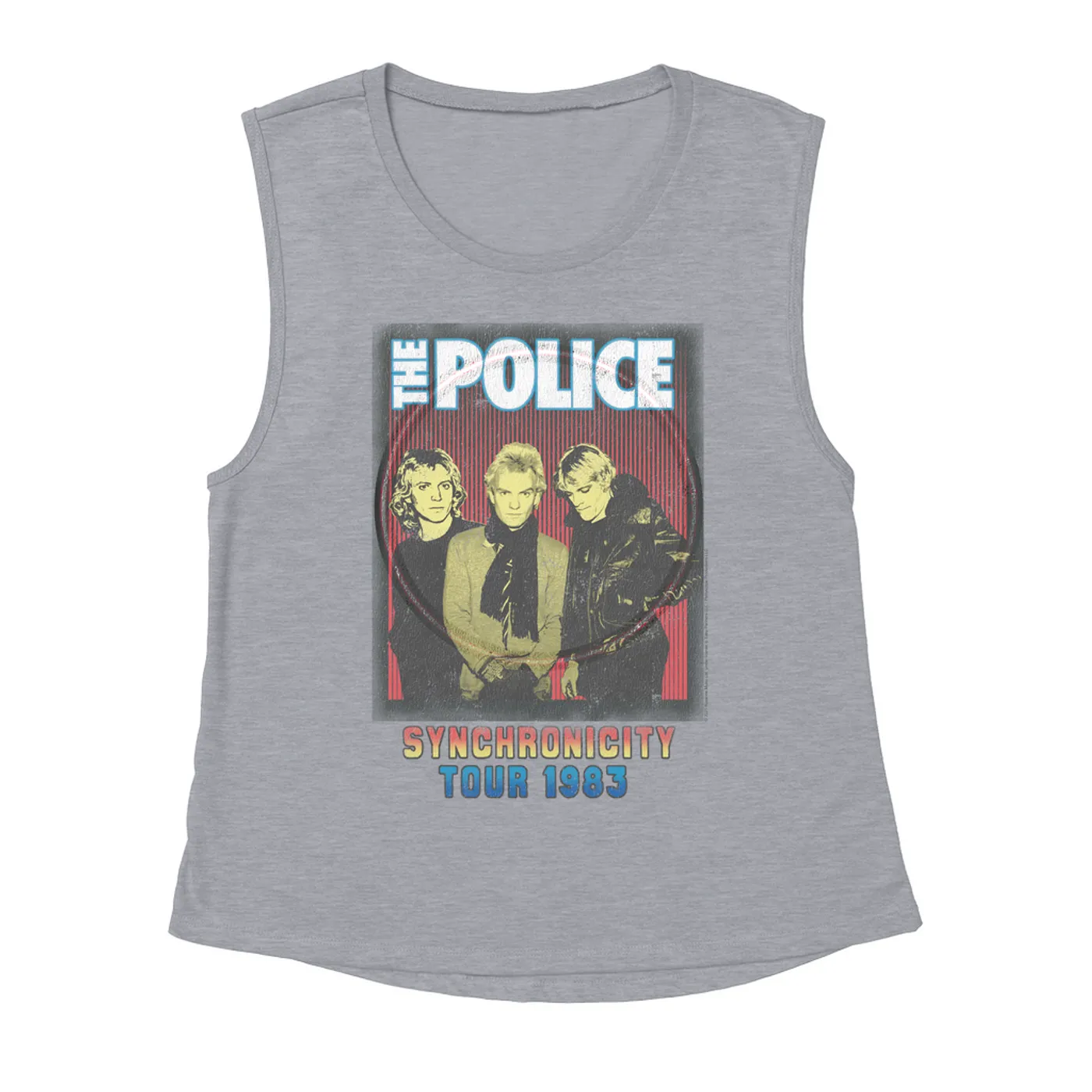 The Police Ladies' Muscle Tank Top | Synchronicity Tour 1983 The Police Shirt