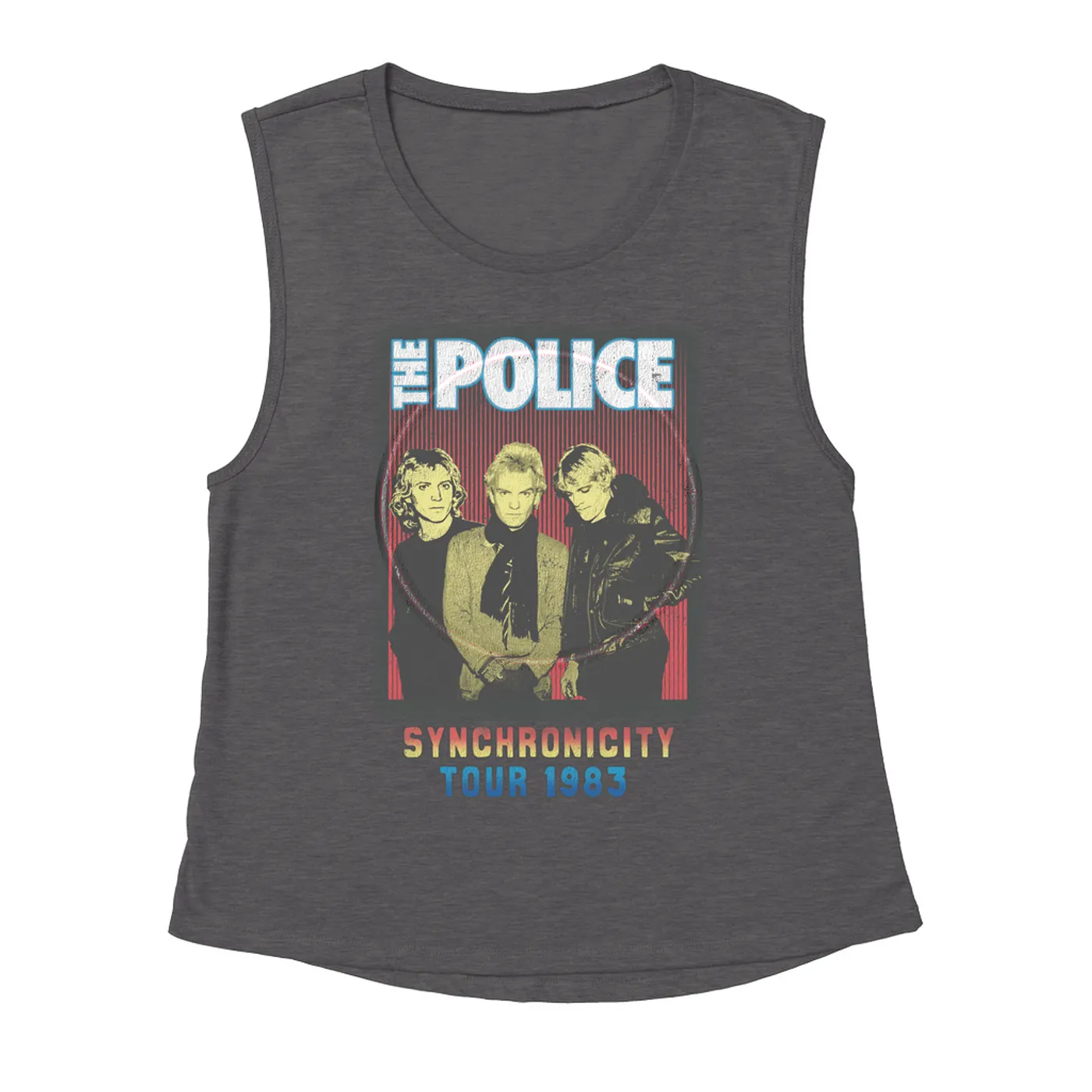The Police Ladies' Muscle Tank Top | Synchronicity Tour 1983 The Police Shirt