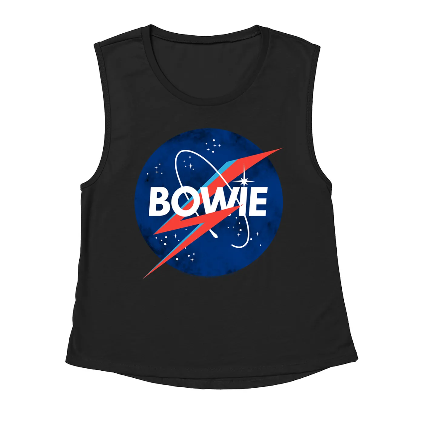 David Bowie Ladies' Muscle Tank Top | Bowie NASA Inspiration David Bowie Shirt