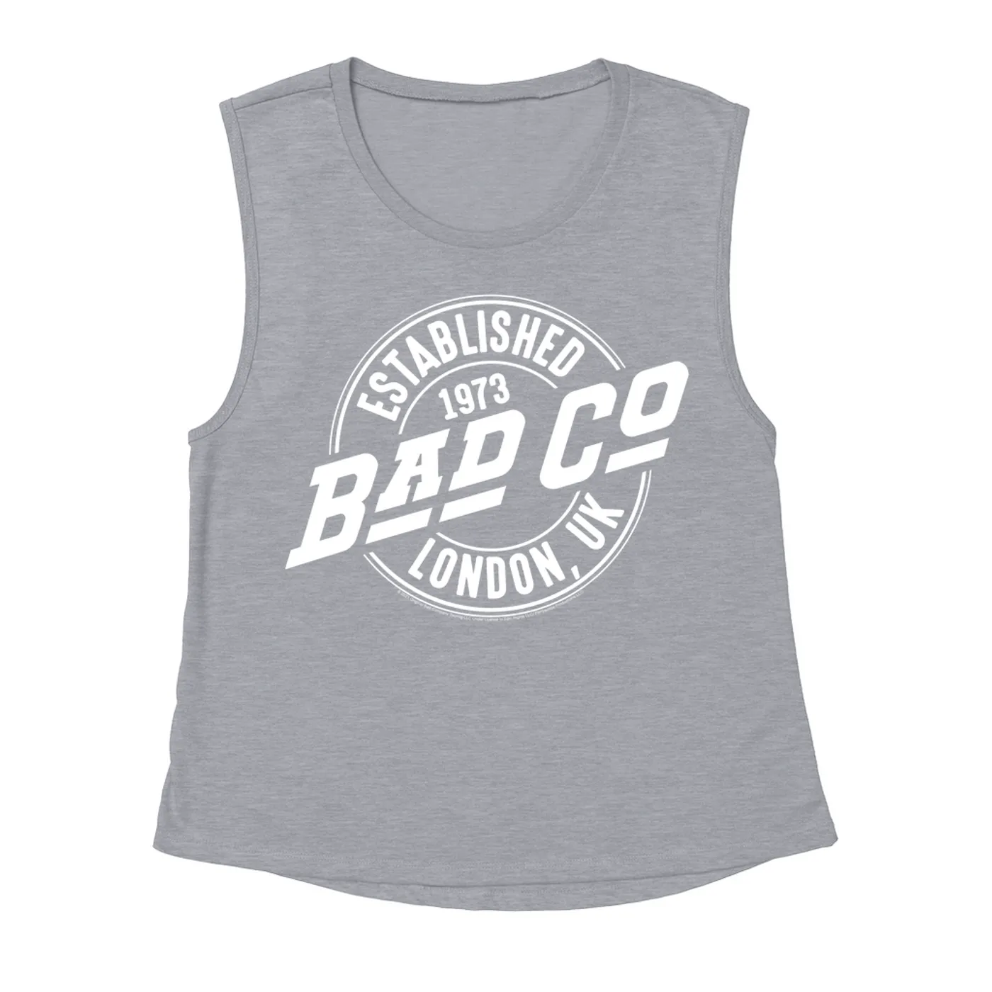 Bad Company Ladies' Muscle Tank Top | Established 1973 London UK Logo Bad Company Shirt