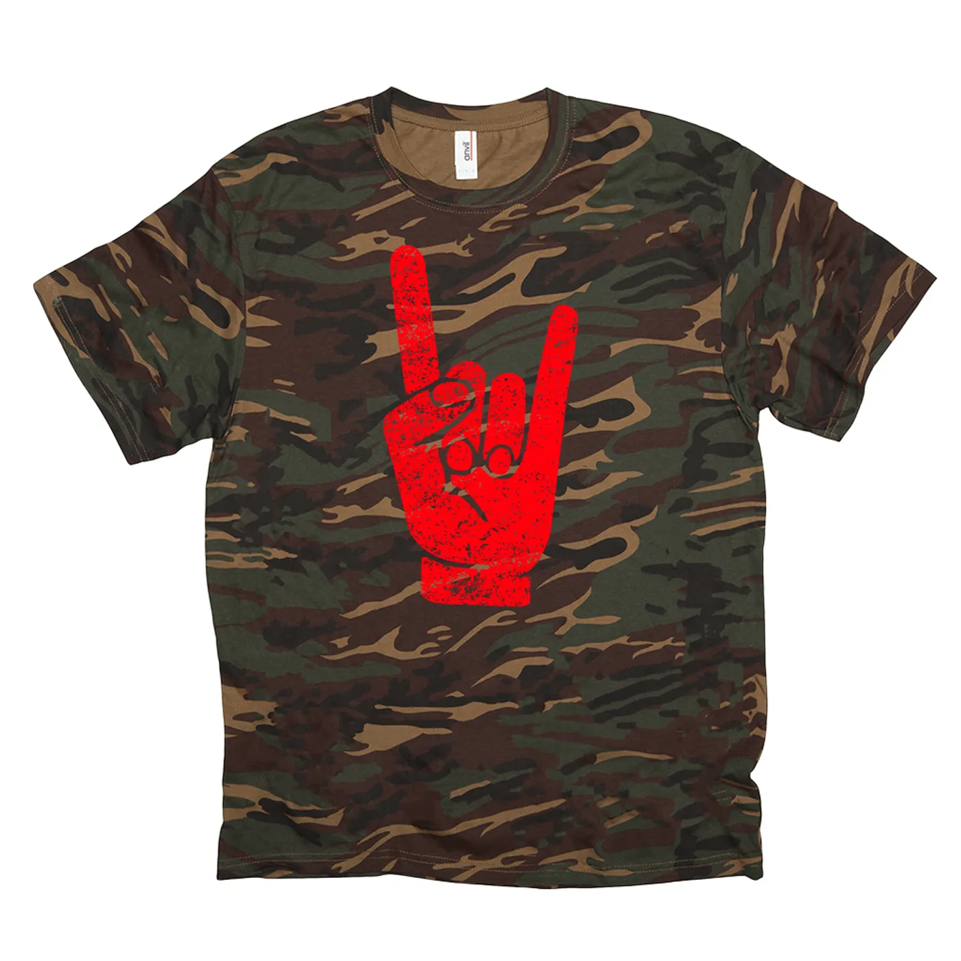Merchbar Music Life Camo Shirt | The Sign Of Metal Merchbar Music Life Shirt