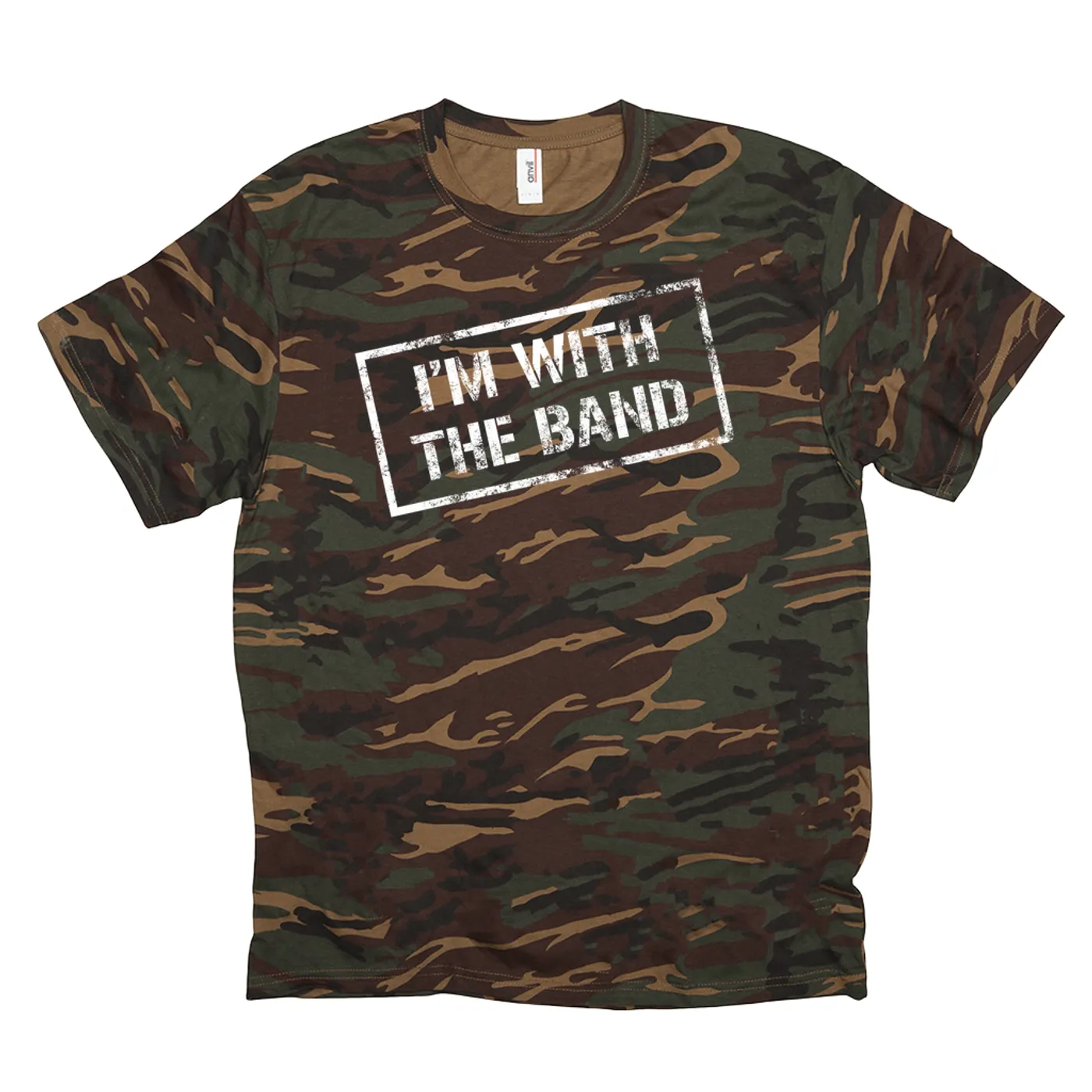 Merchbar Music Life Camo Shirt | I'm With The Band Merchbar Music Life Shirt