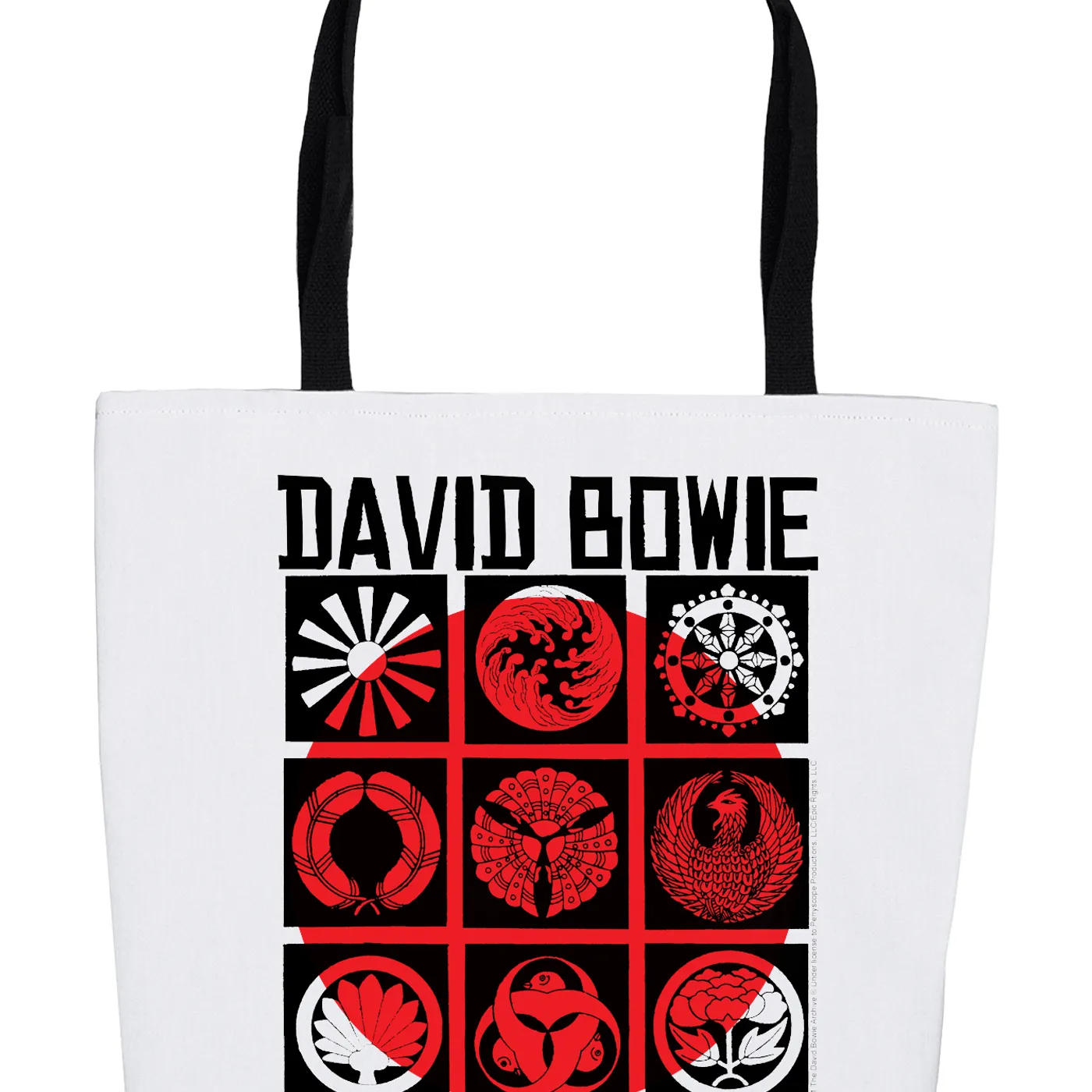 David Bowie Tote Bag | Live In Japan Concert Poster David Bowie Bag (Merchbar Exclusive)