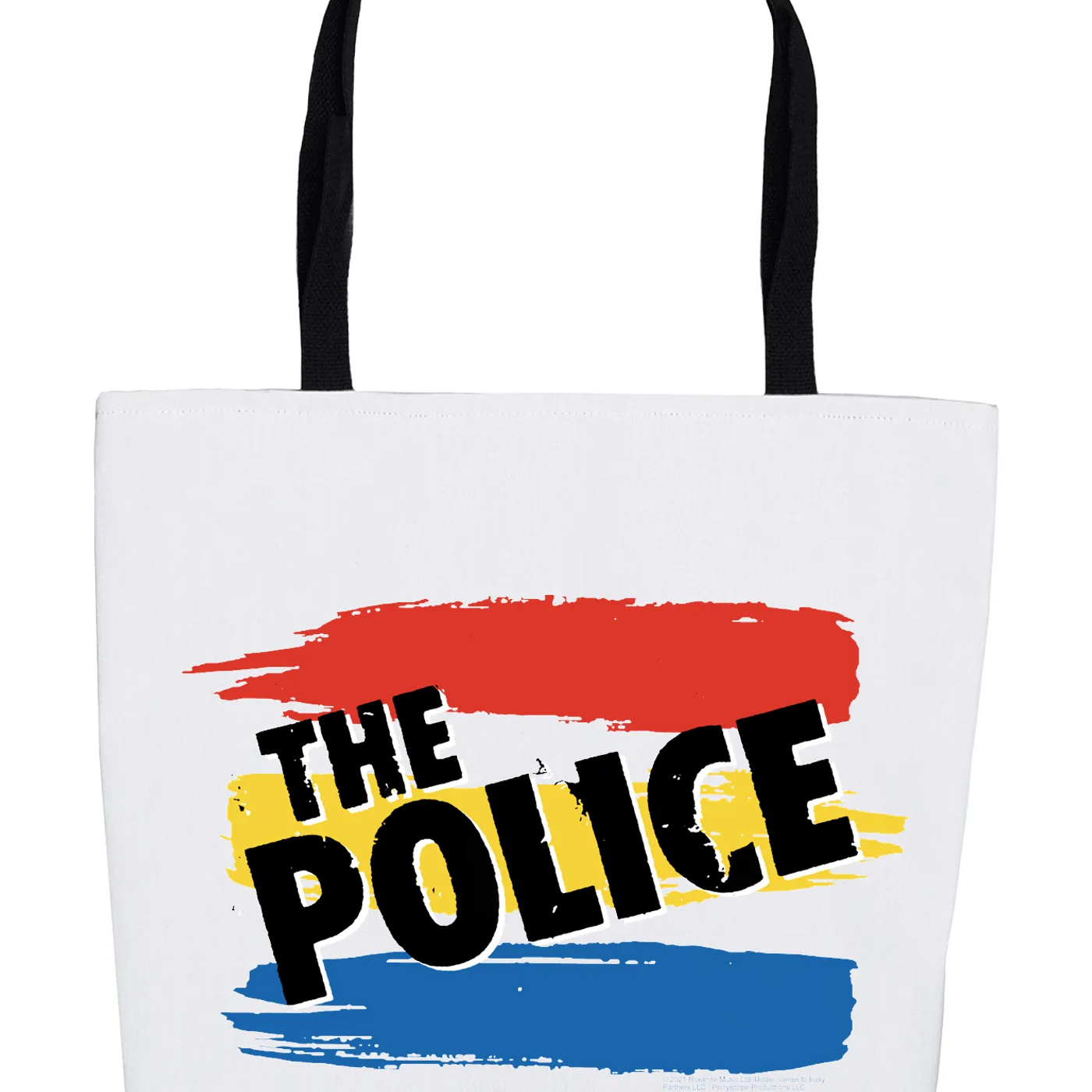 The Police Tote Bag | The Police Synchronicity Logo Black The Police Bag (Merchbar Exclusive)