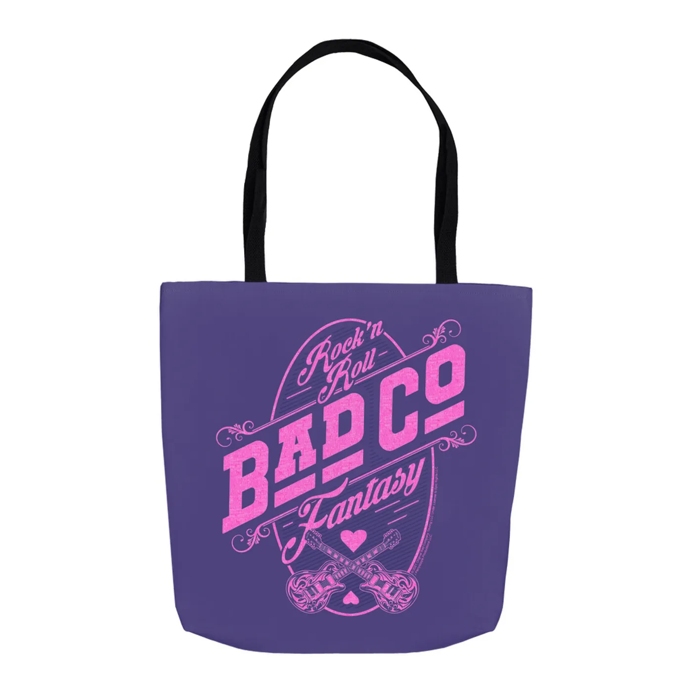 Bad Company Tote Bag | Rock N' Roll Fantasy Pink Bad Company Bag (Merchbar Exclusive)