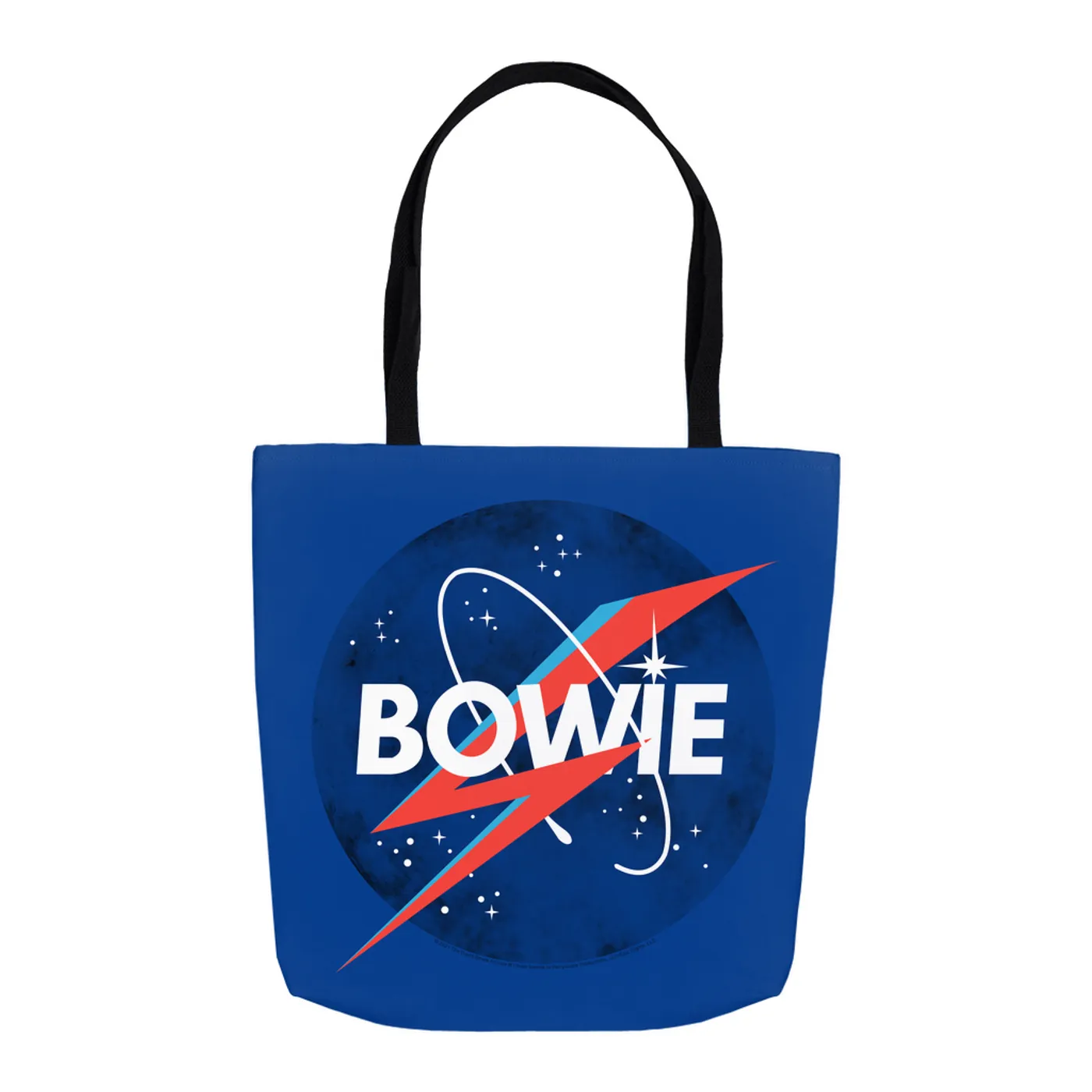 David Bowie Tote Bag | Bowie NASA Inspiration David Bowie Bag (Merchbar Exclusive)