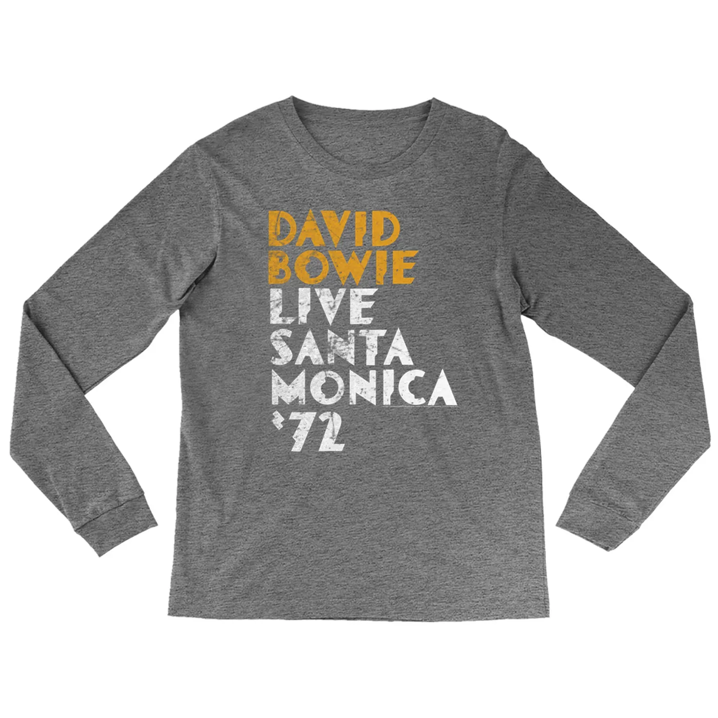 David Bowie Heather Long Sleeve Shirt | David Bowie Live At Santa Monica 1972 David Bowie Shirt