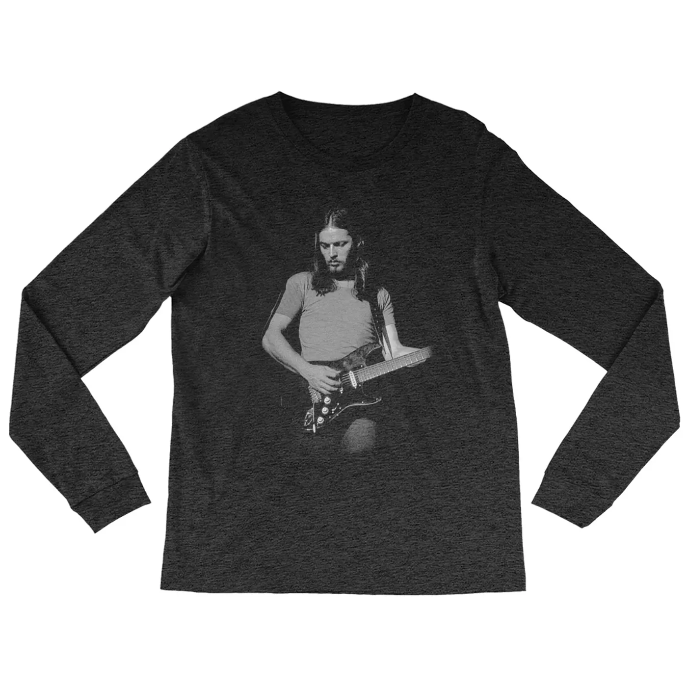 David Gilmour Heather Long Sleeve Shirt | The Early Years Playing Guitar David Gilmour Shirt