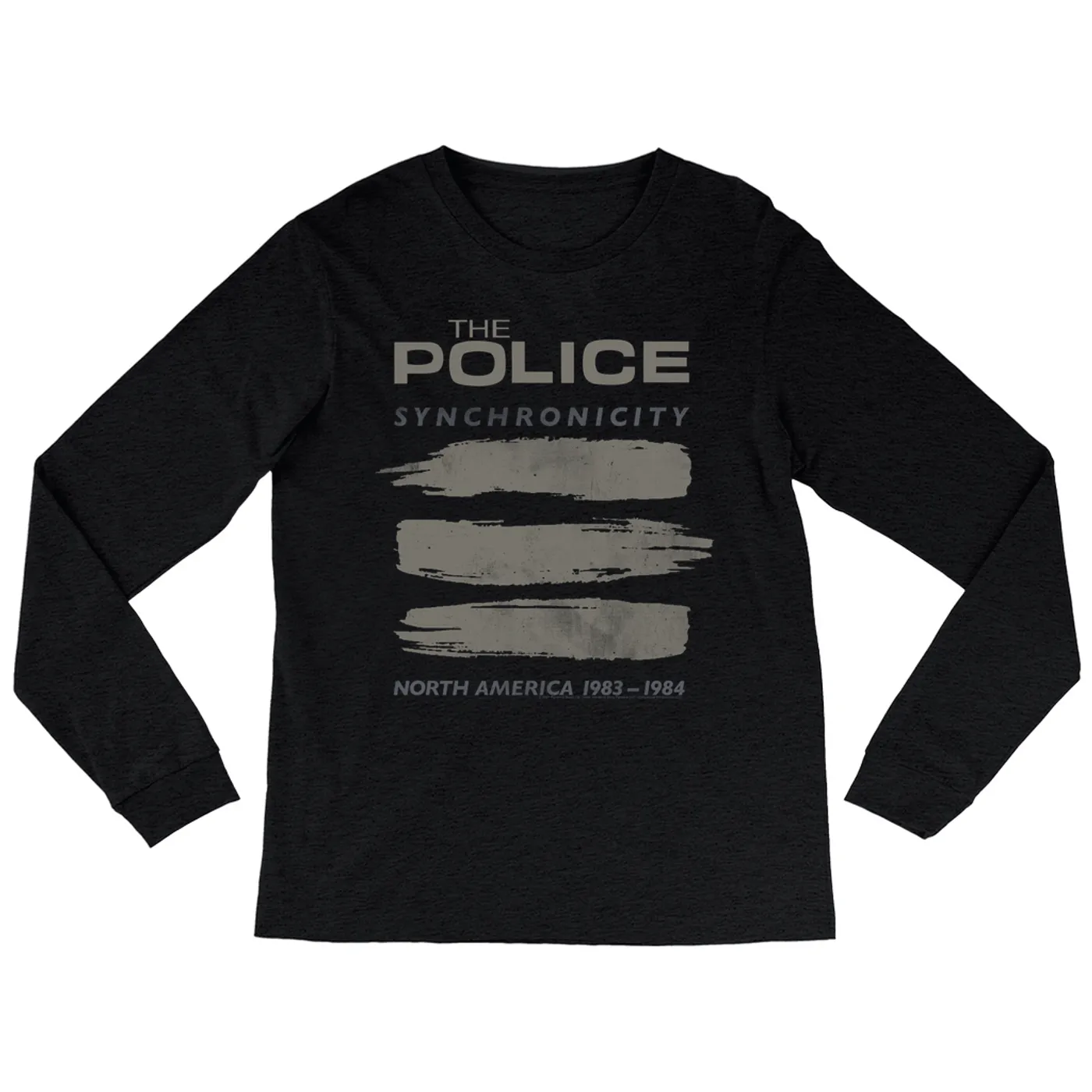 The Police Heather Long Sleeve Shirt | Synchronicity North America Tour 1983 - 1984 The Police Shirt