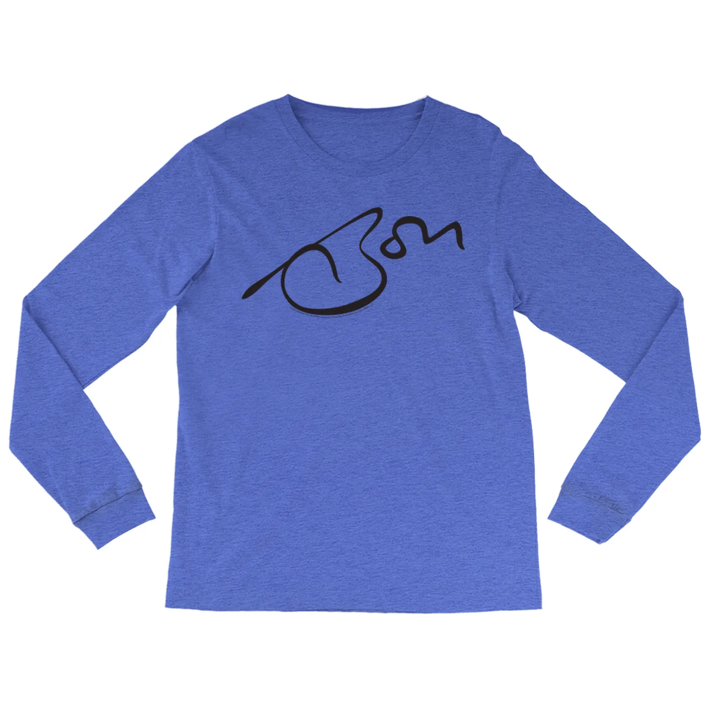 Bon Scott Heather Long Sleeve Shirt | Bon Scott Signature Bon Scott Shirt