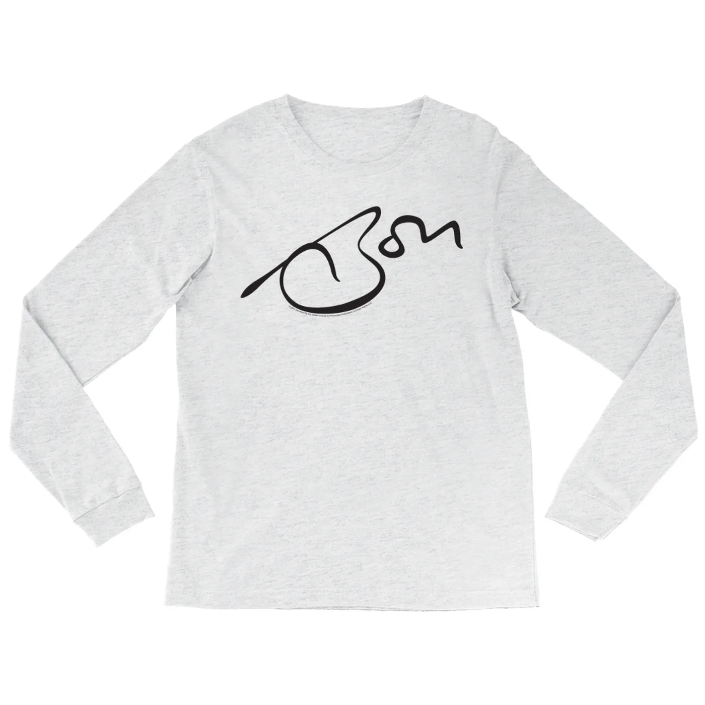 Bon Scott Heather Long Sleeve Shirt | Bon Scott Signature Bon Scott Shirt
