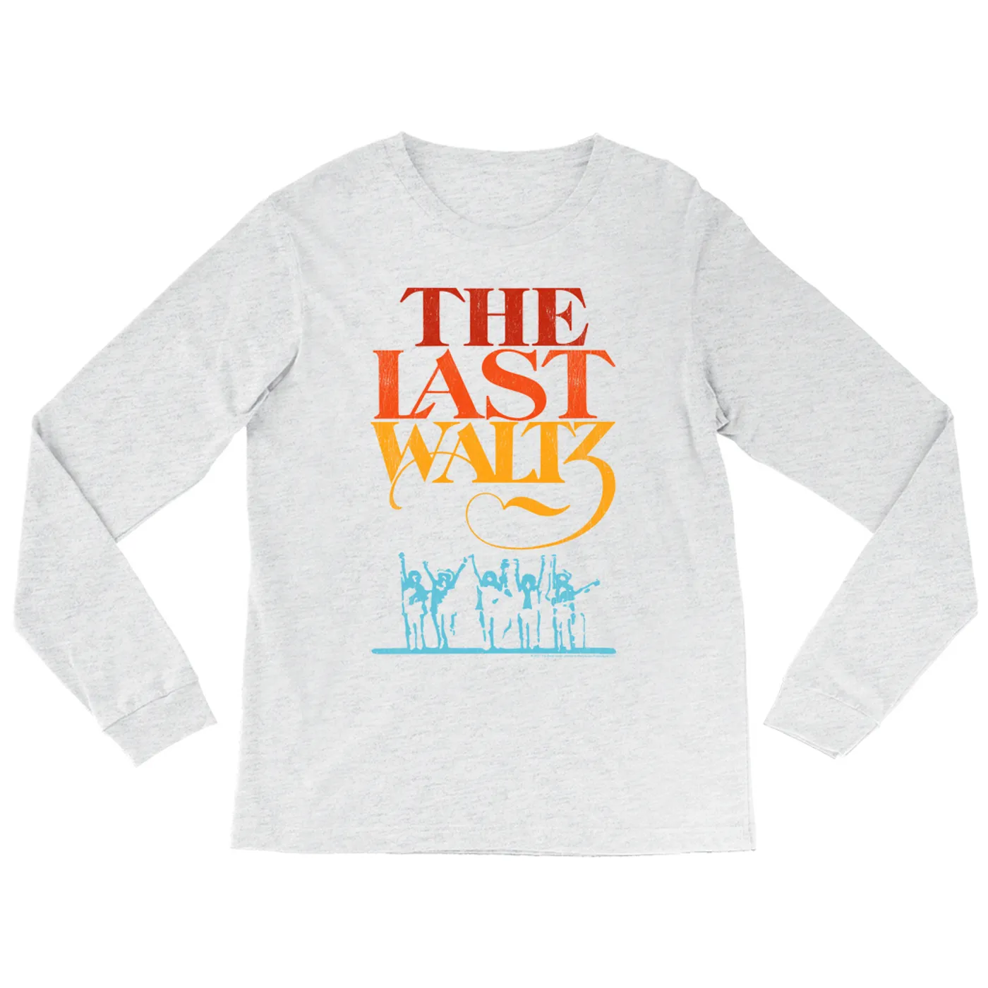 The Band Heather Long Sleeve Shirt | The Last Waltz Movie Logo The Band Shirt (Merchbar Exclusive)