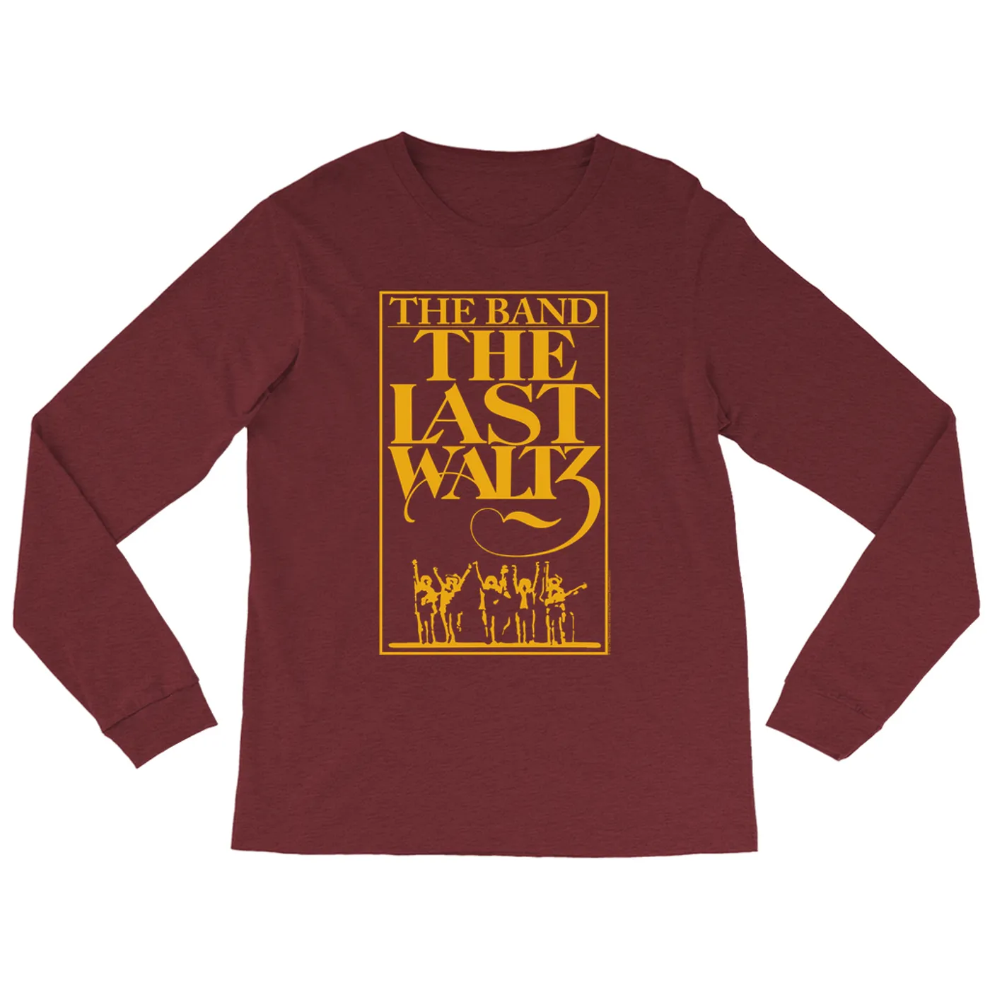 The Band Heather Long Sleeve Shirt | The Last Waltz Concert Poster The Band Shirt