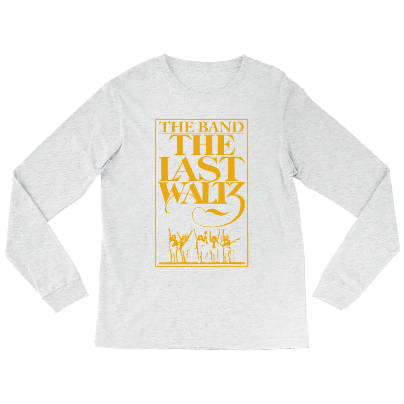 The Band Heather Long Sleeve Shirt | The Last Waltz Concert Poster The Band Shirt