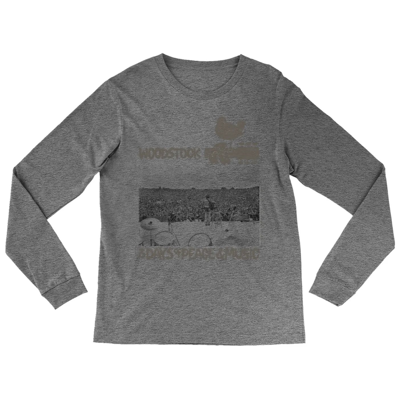 Woodstock Heather Long Sleeve Shirt | On Stage At Woodstock Woodstock Shirt