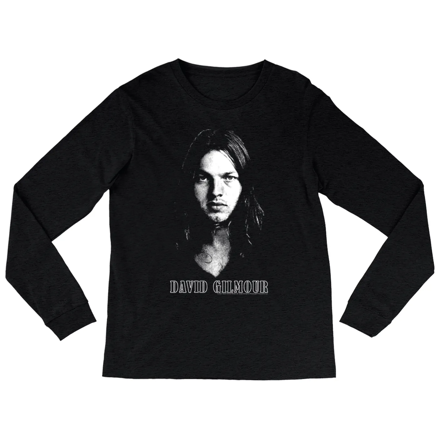 David Gilmour Heather Long Sleeve Shirt | David Gilmour Pink Floyd Portrait David Gilmour Shirt