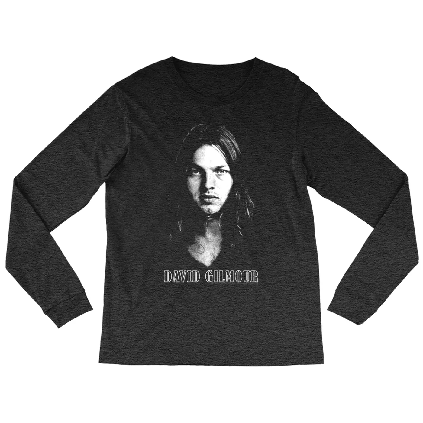 David Gilmour Heather Long Sleeve Shirt | David Gilmour Pink Floyd Portrait David Gilmour Shirt