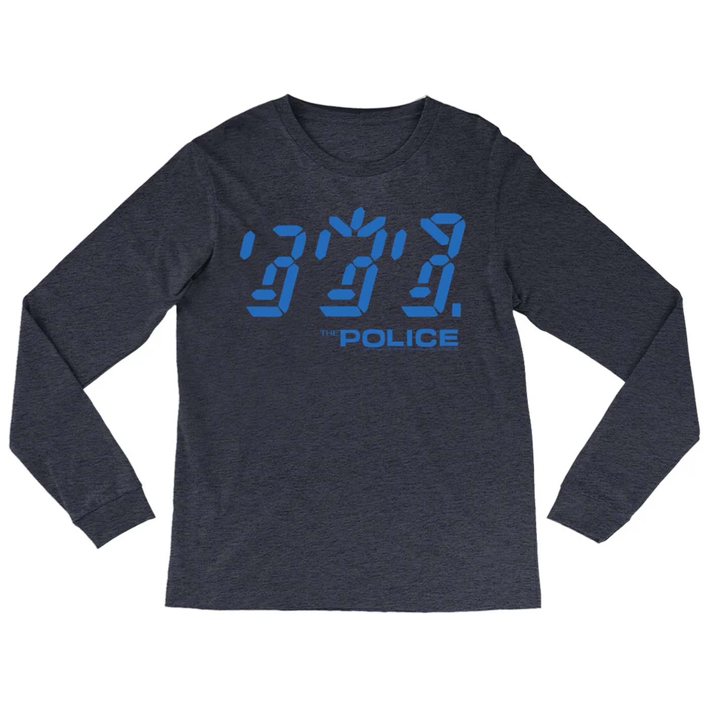 The Police Heather Long Sleeve Shirt | Ghost In The Machine The Police Shirt