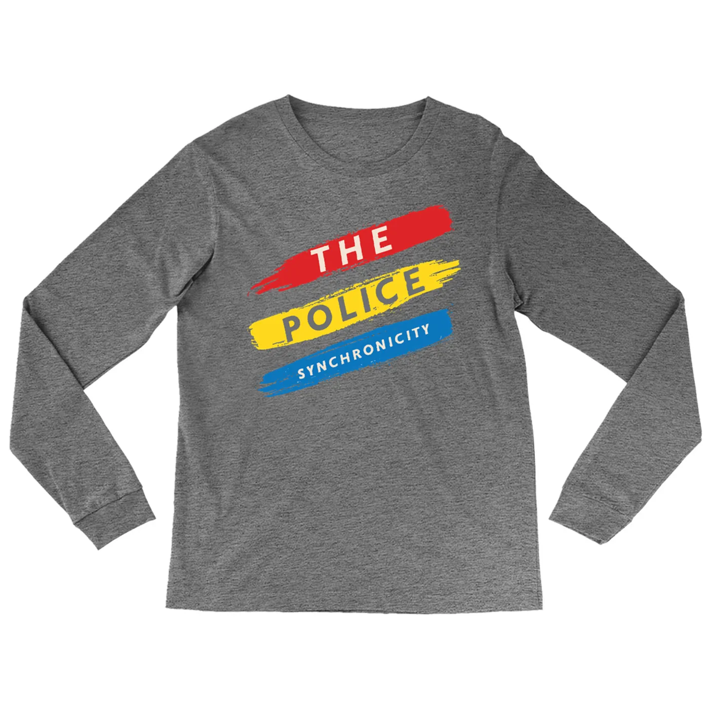 The Police Heather Long Sleeve Shirt | Synchronicity In Color The Police Shirt