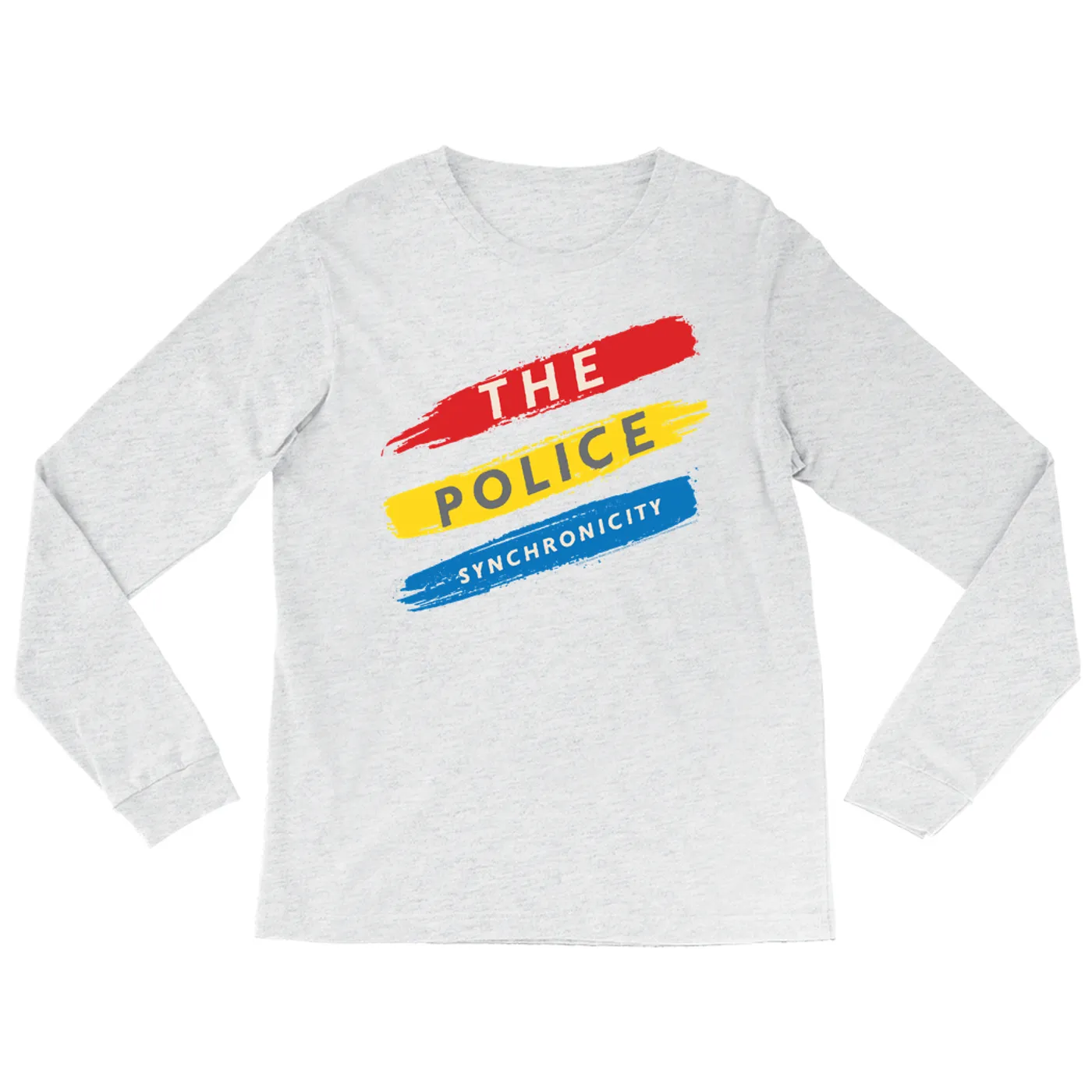The Police Heather Long Sleeve Shirt | Synchronicity In Color The Police Shirt
