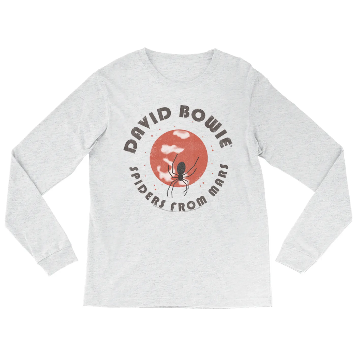 David Bowie Heather Long Sleeve Shirt | Spiders From Mars Design David Bowie Shirt