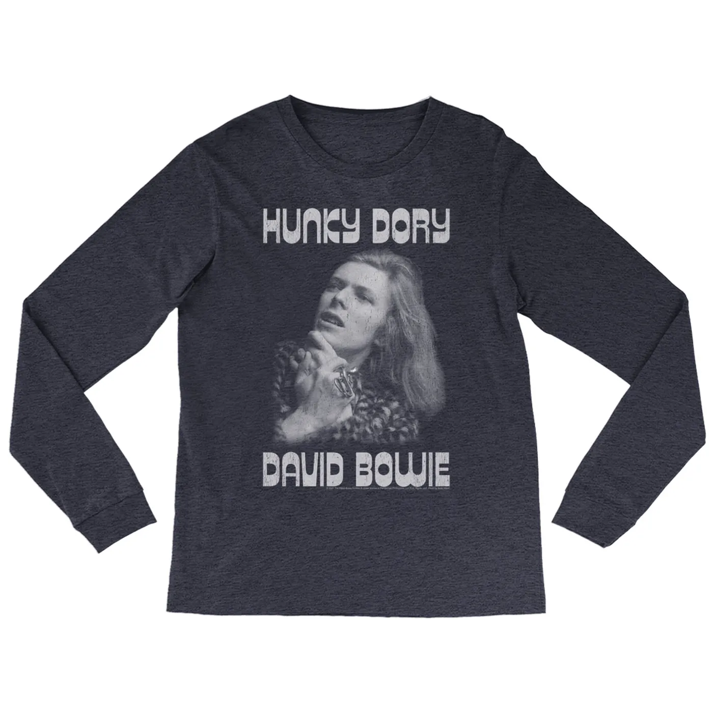 David Bowie Heather Long Sleeve Shirt | Bowie's Hunky Dory David Bowie Shirt