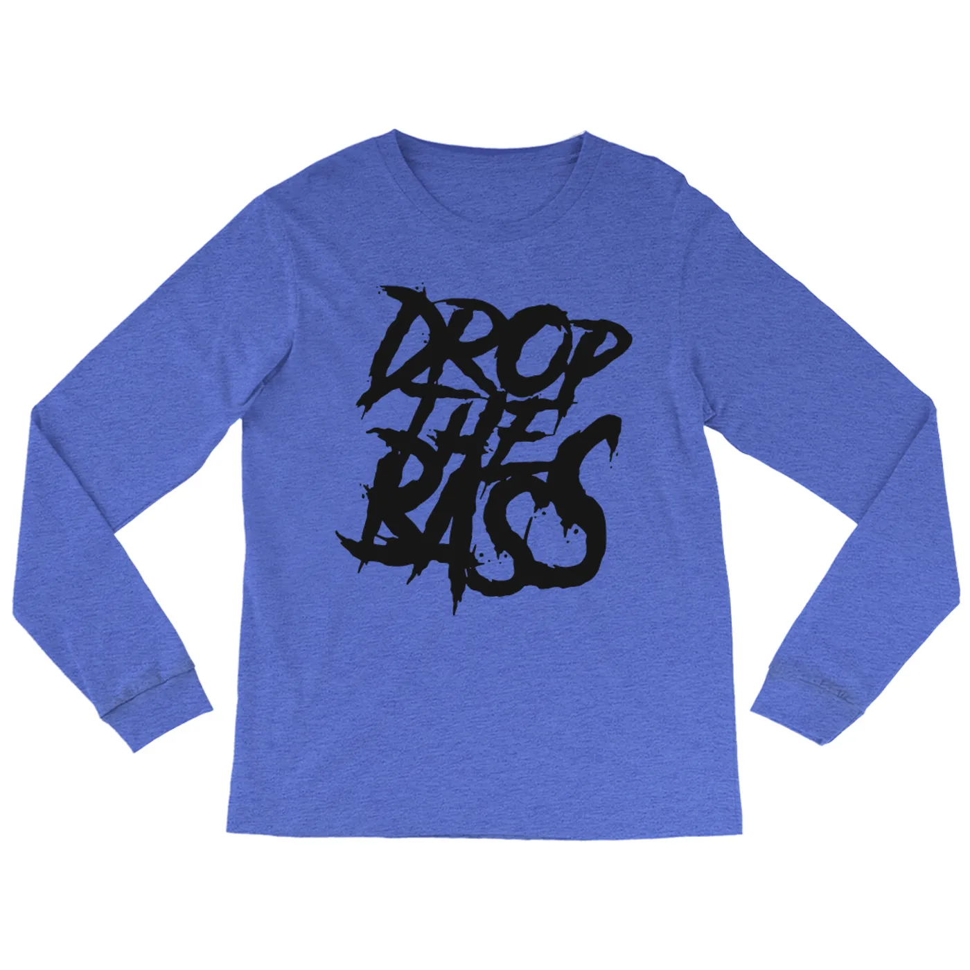 Merchbar Music Life Heather Long Sleeve Shirt | Drop The Bass Merchbar Music Life Shirt