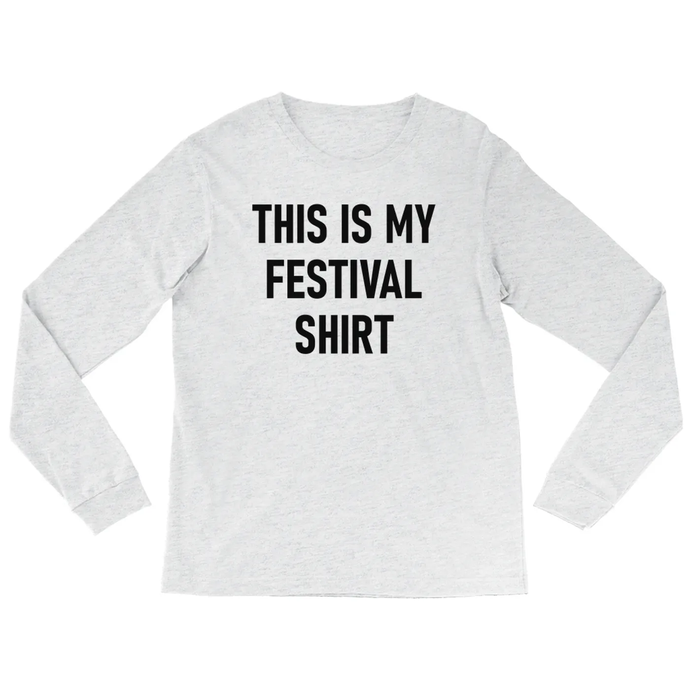 Merchbar Music Life Heather Long Sleeve Shirt | This Is My Festival Merchbar Music Life Shirt