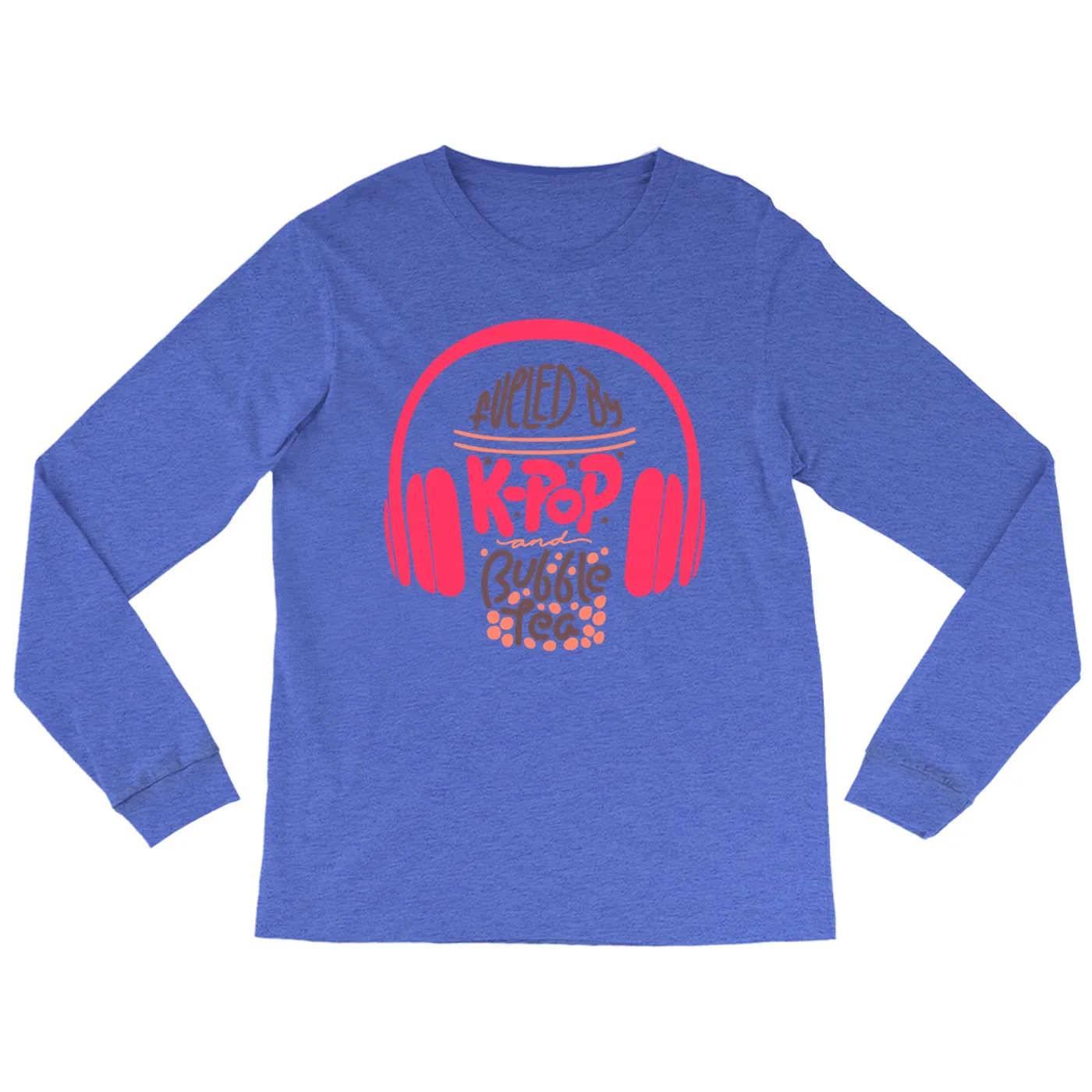 Merchbar Music Life Heather Long Sleeve Shirt | Kpop Fueled Merchbar Music Life Shirt